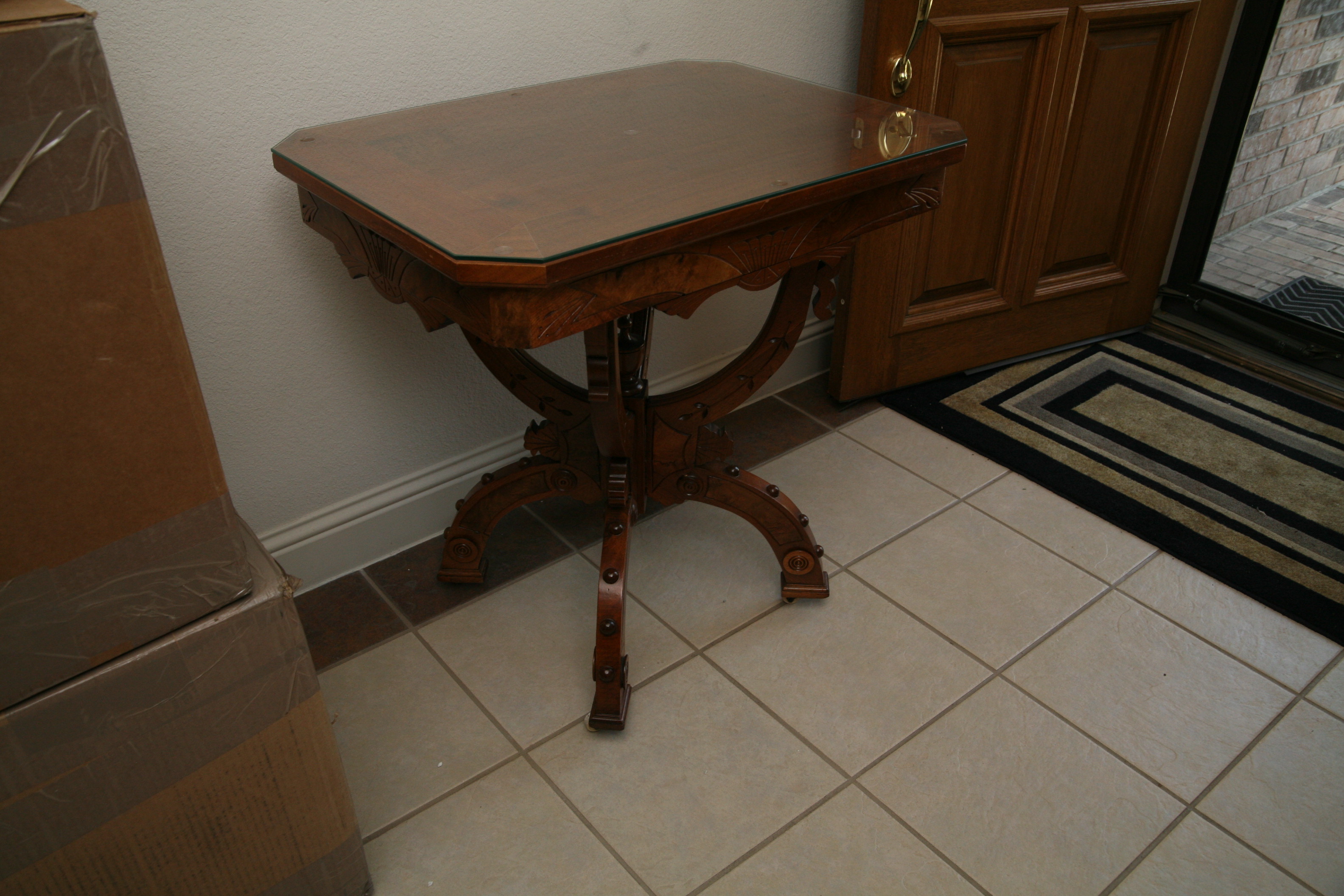 Vintage Eastlake Style Accent Table