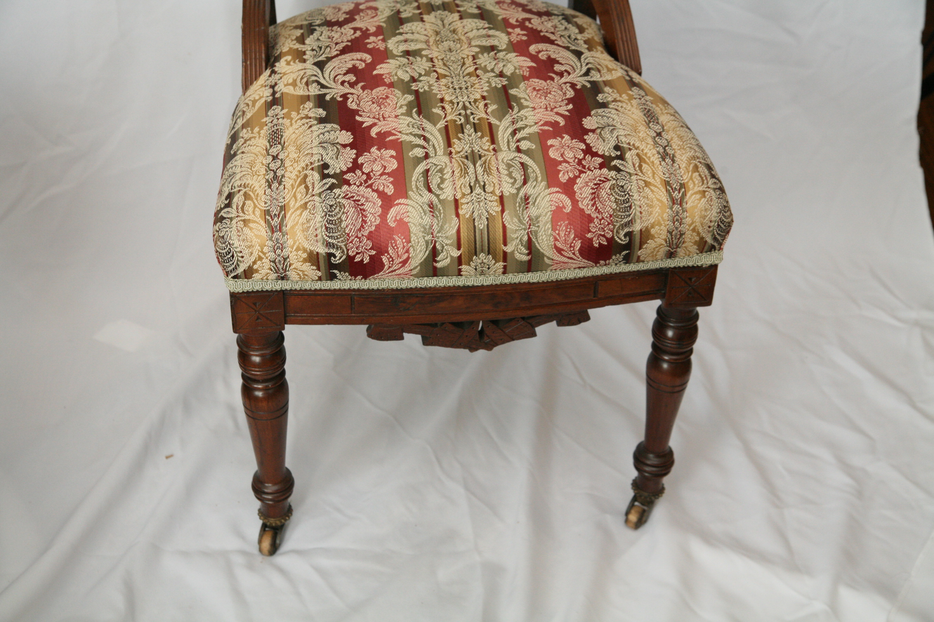 Antique Eastlake Mahogany Side Chairs