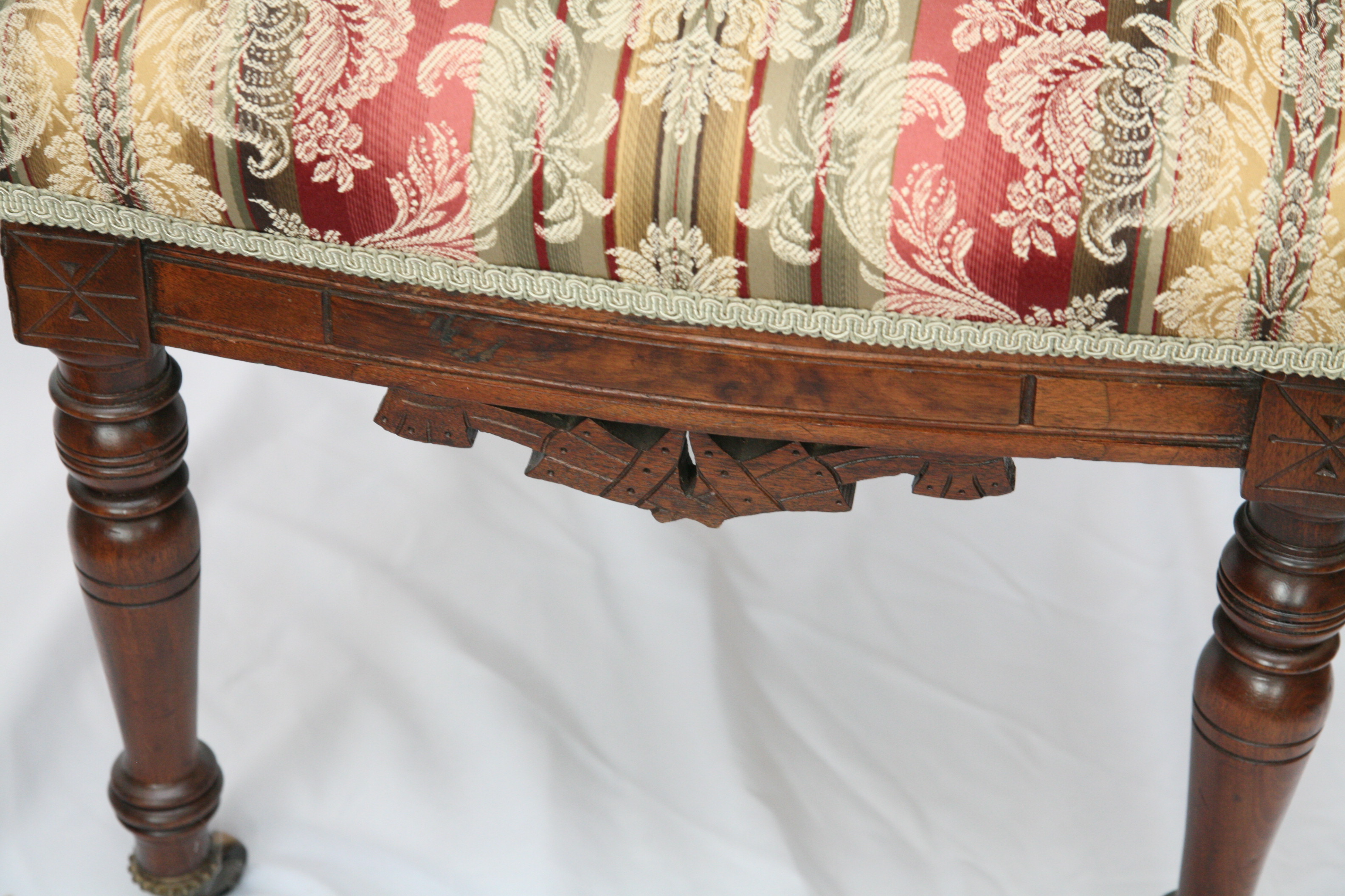 Antique Eastlake Mahogany Side Chairs