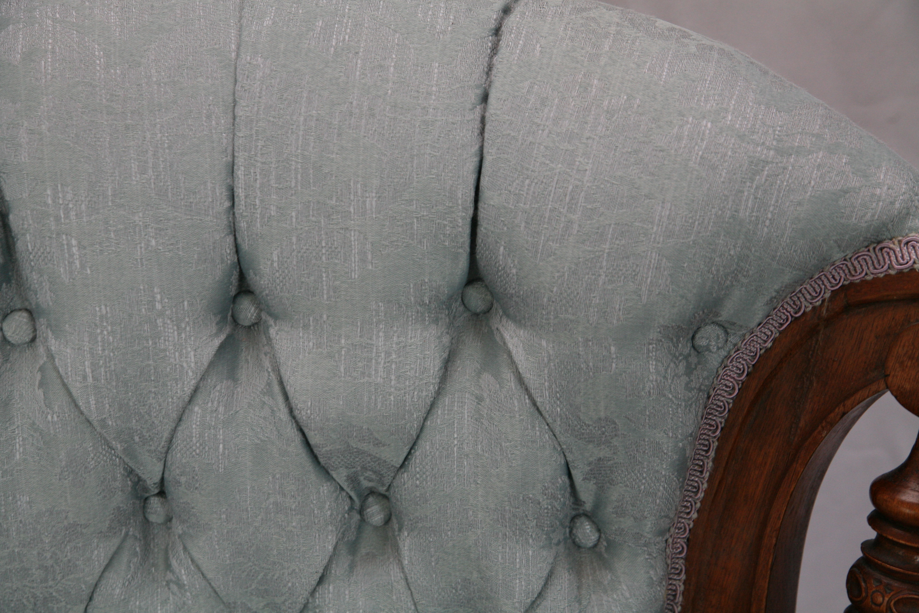 Antique Victorian Eastlake Upholstered Armchair