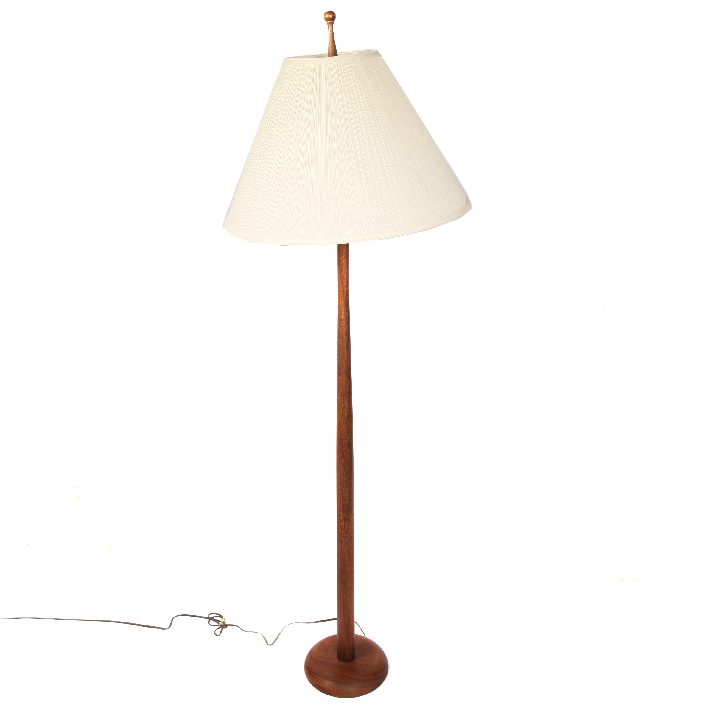 Mid Century Modern Wood Floor Lamp