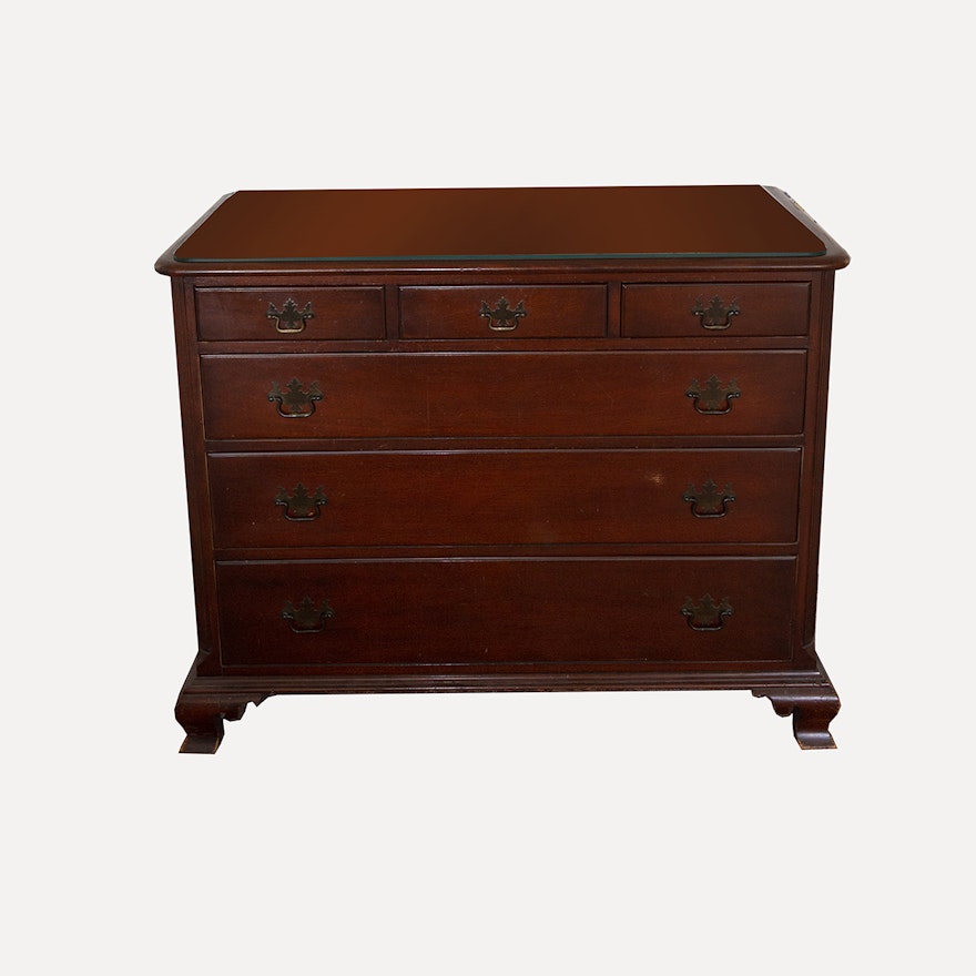 Vintage Chippendale Style Chest of Drawers