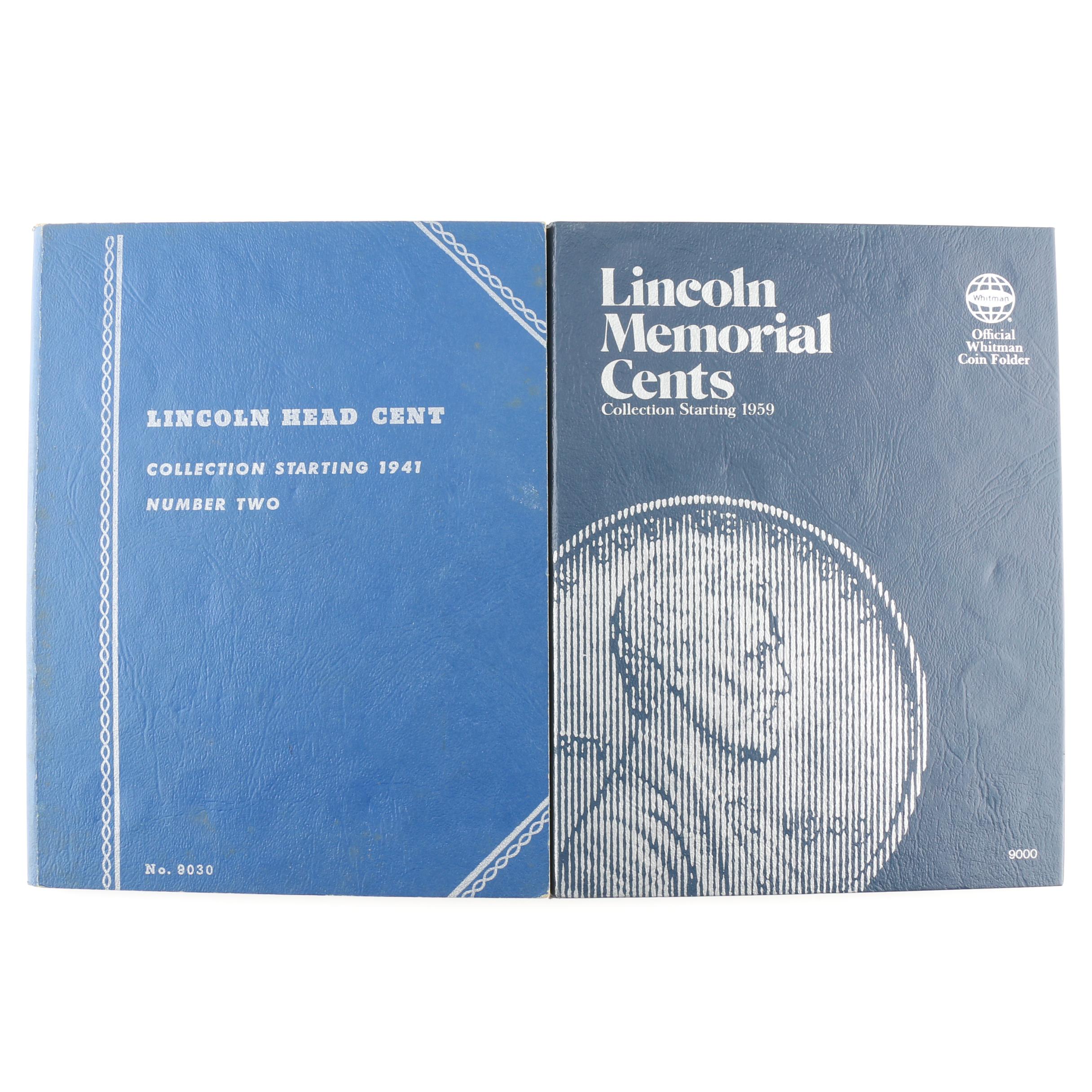 Two Whitman Binders of Lincoln Cents