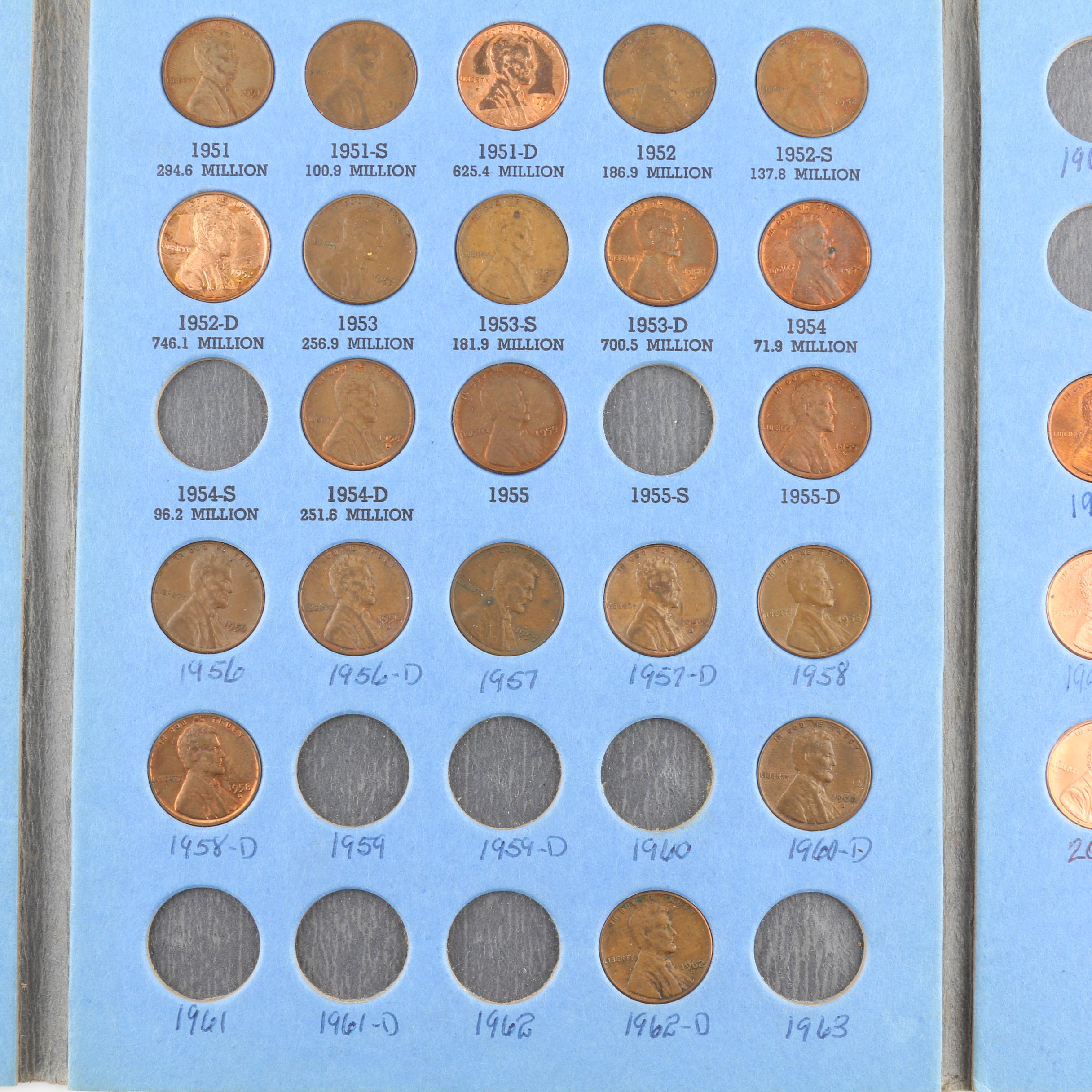 Two Whitman Binders of Lincoln Cents