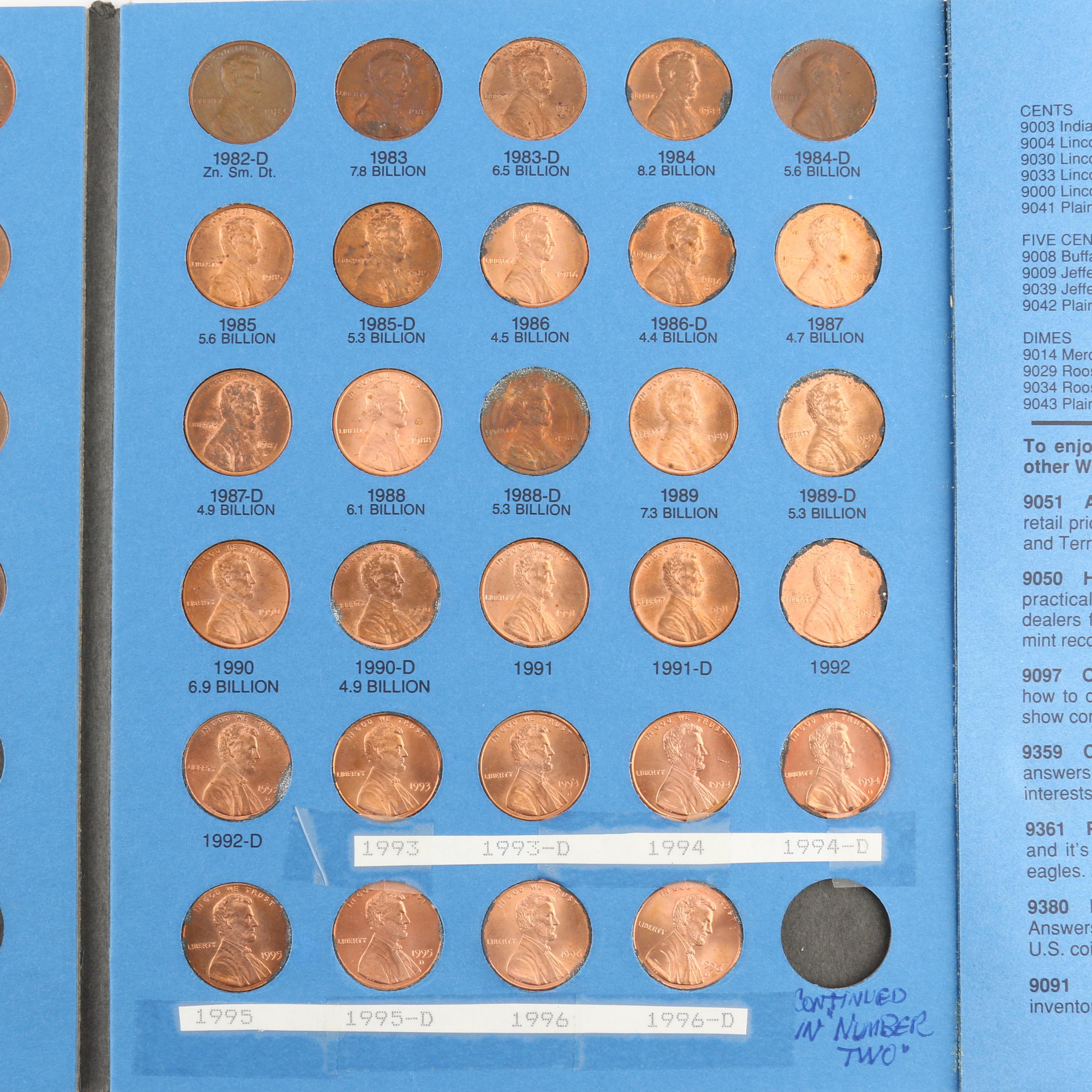 Two Whitman Binders of Lincoln Cents