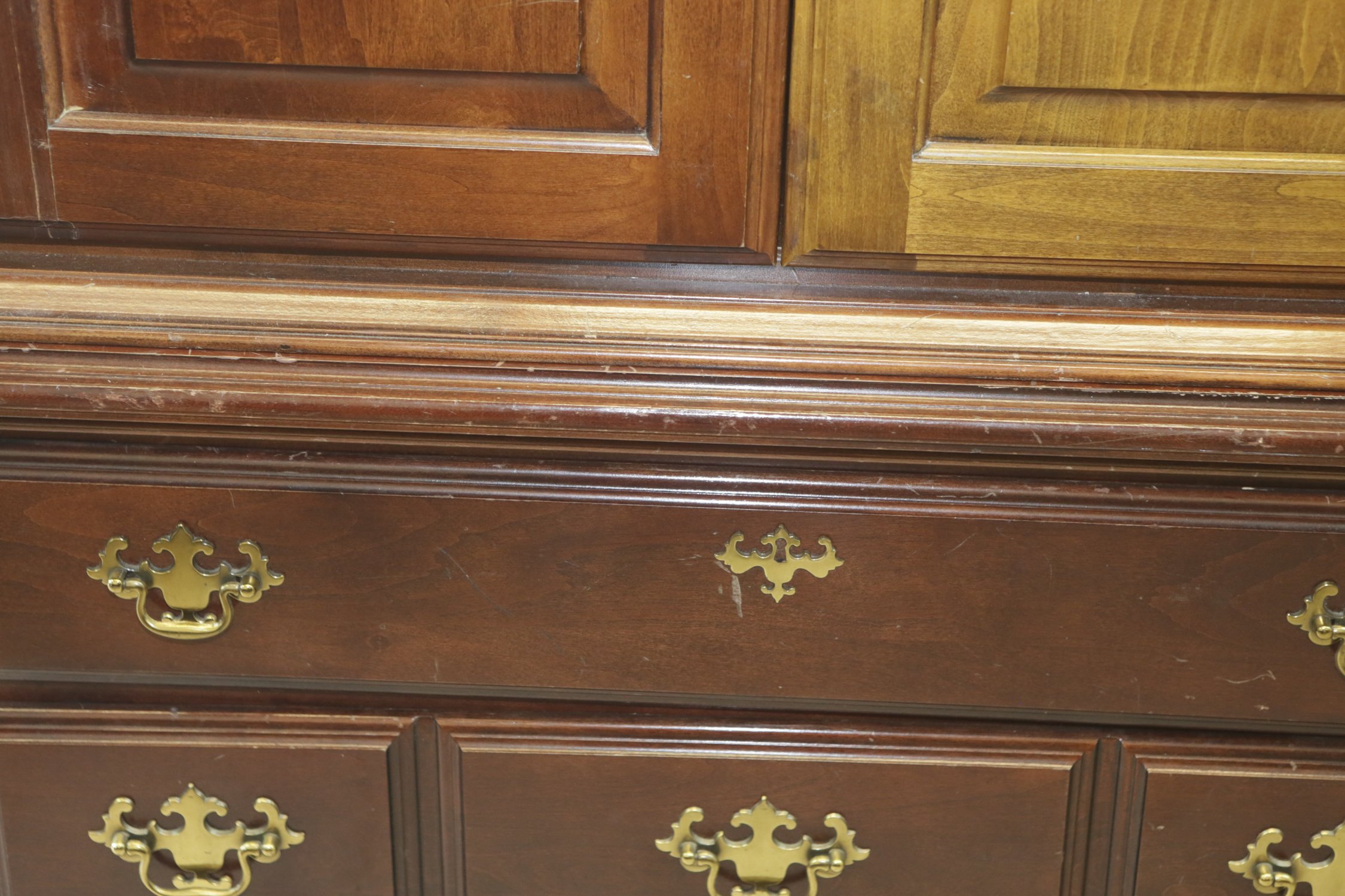 Queen Anne Style Raised Cabinet by Rock City