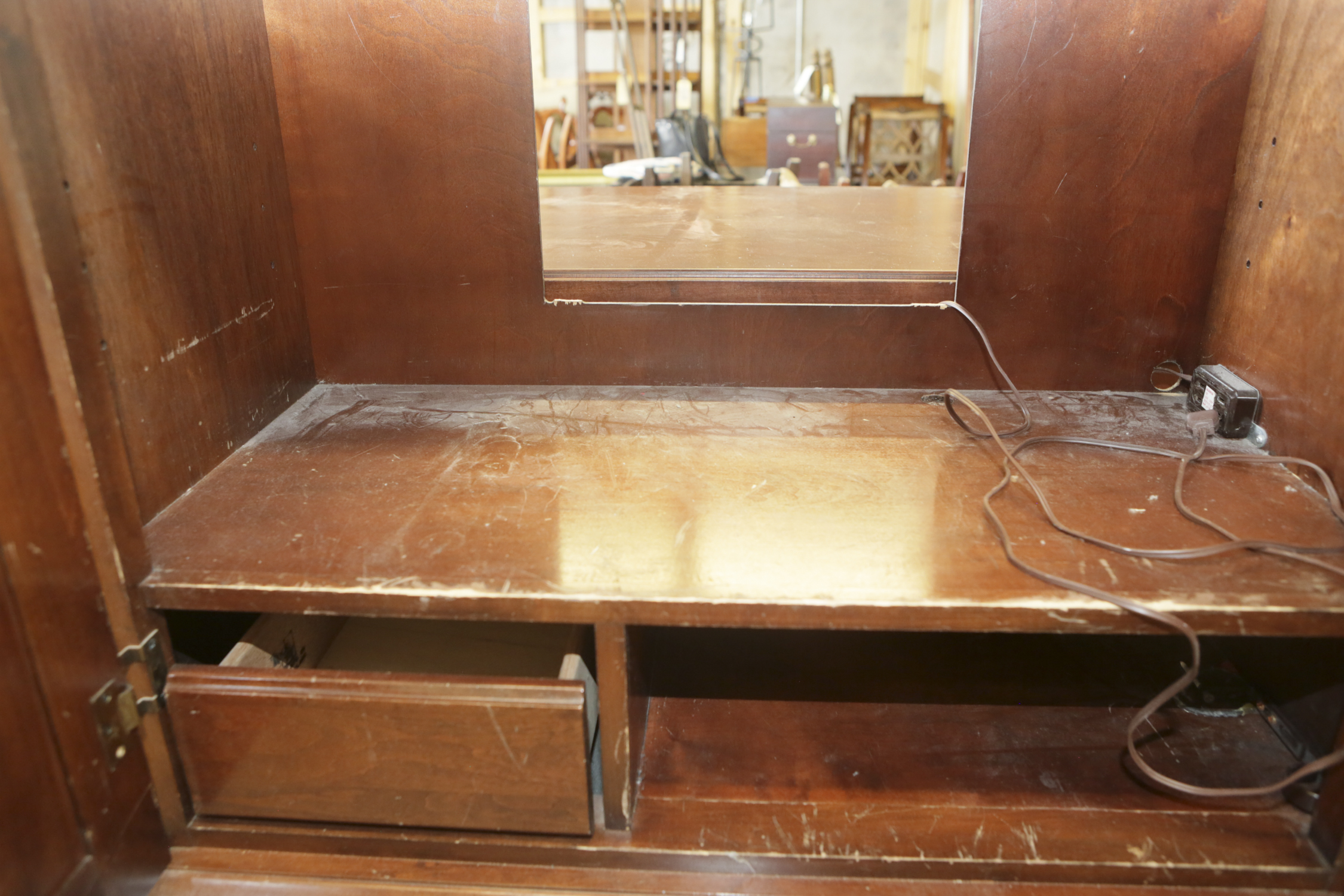 Queen Anne Style Raised Cabinet by Rock City