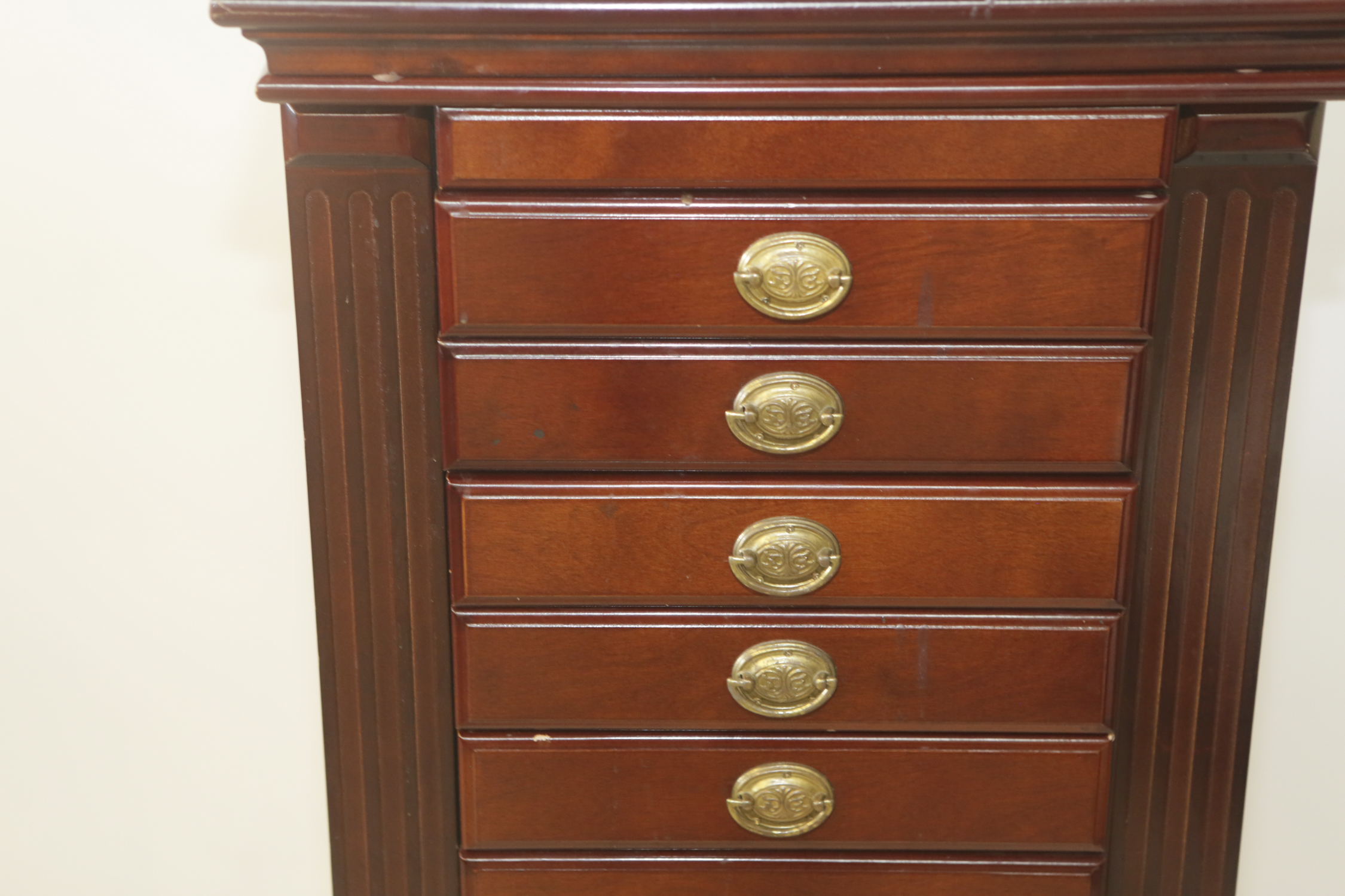 Standing Wooden Jewelry Cabinet