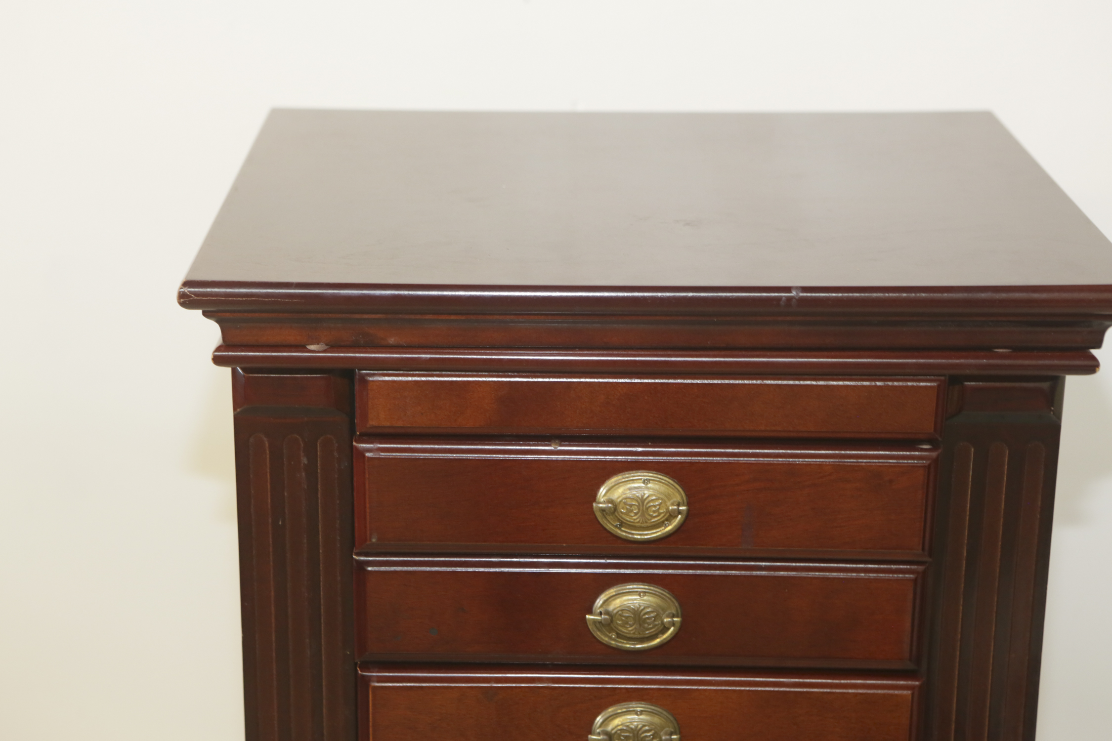 Standing Wooden Jewelry Cabinet