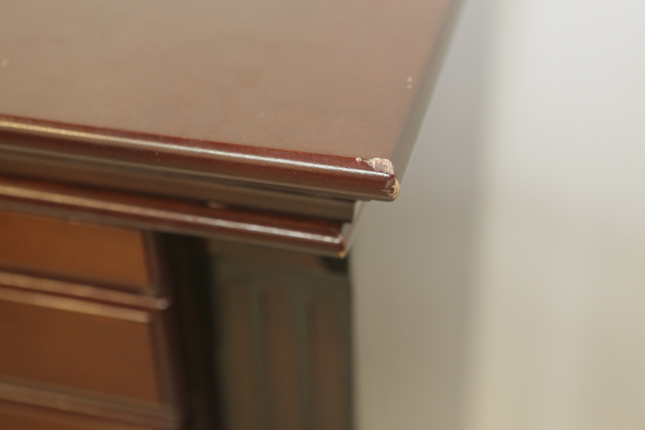 Standing Wooden Jewelry Cabinet