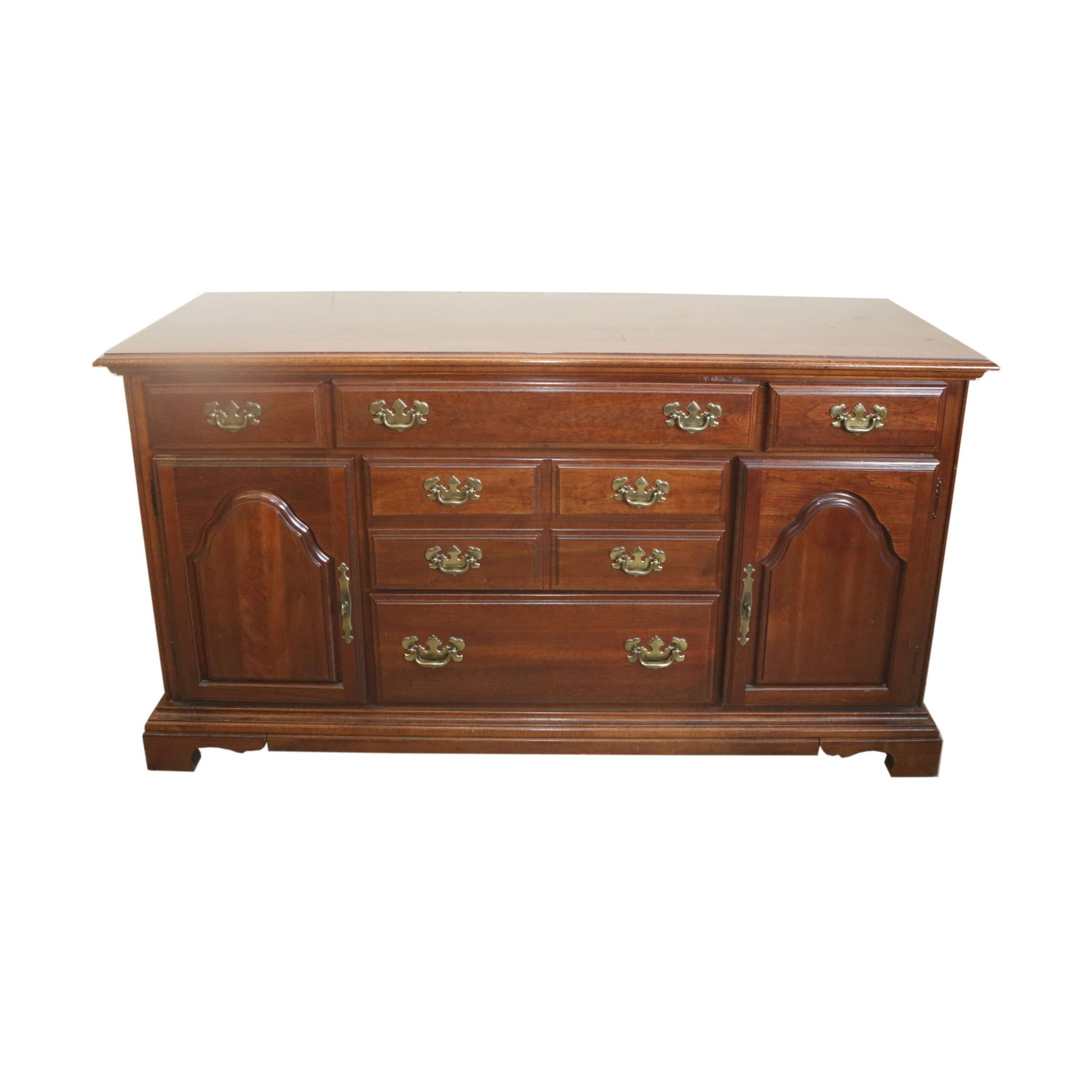 Queen Anne Style China Cabinet by American Drew