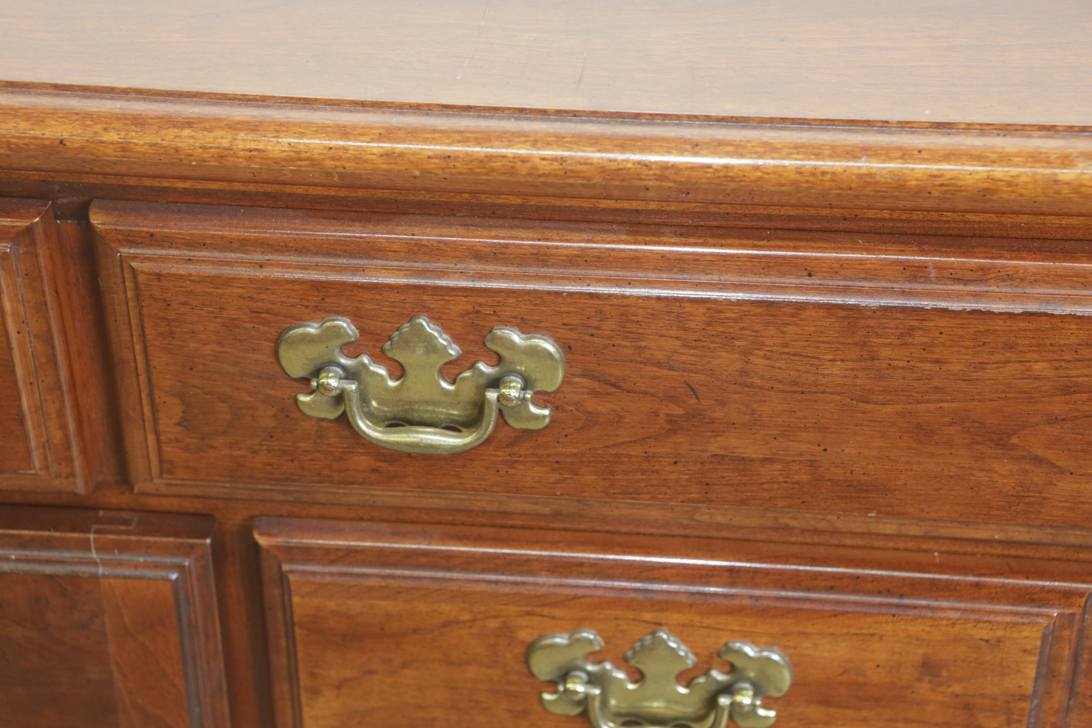 Queen Anne Style China Cabinet by American Drew