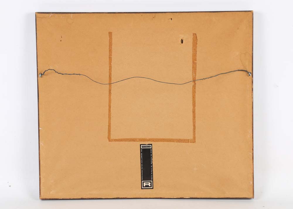 Norman Thomas Etching "Les Miserables"