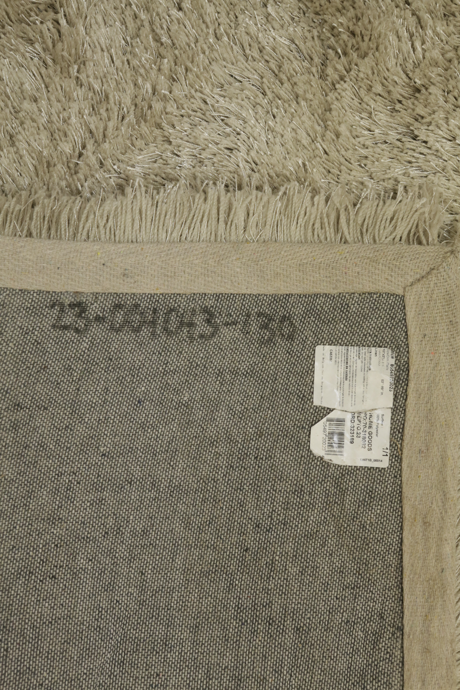 Home Goods Shag Area Rug