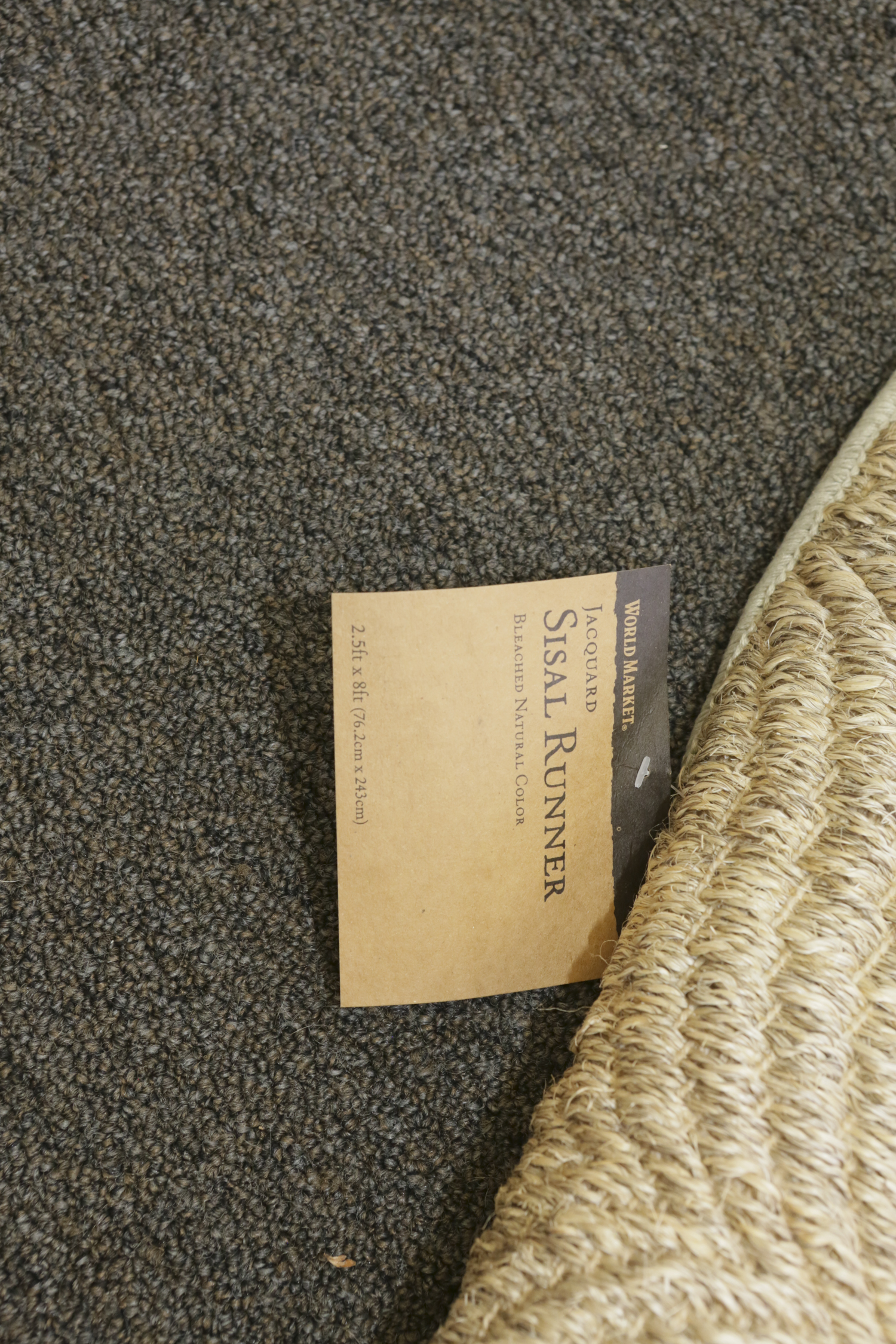 World Market Jacquard Sisal Carpet Runners