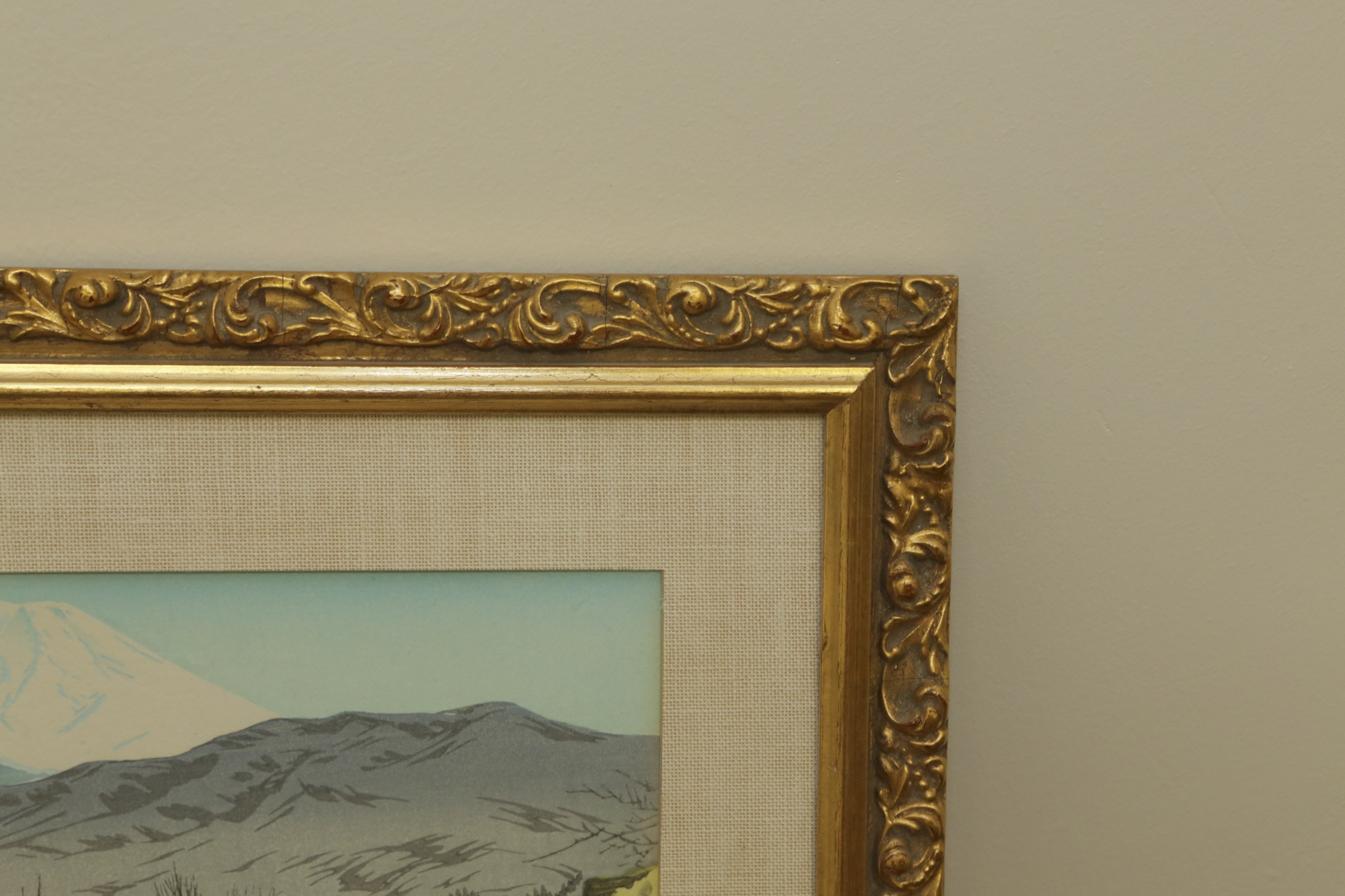 Woodblock Print After Tokuriki Tomikichiro "Izu Eri Coast"