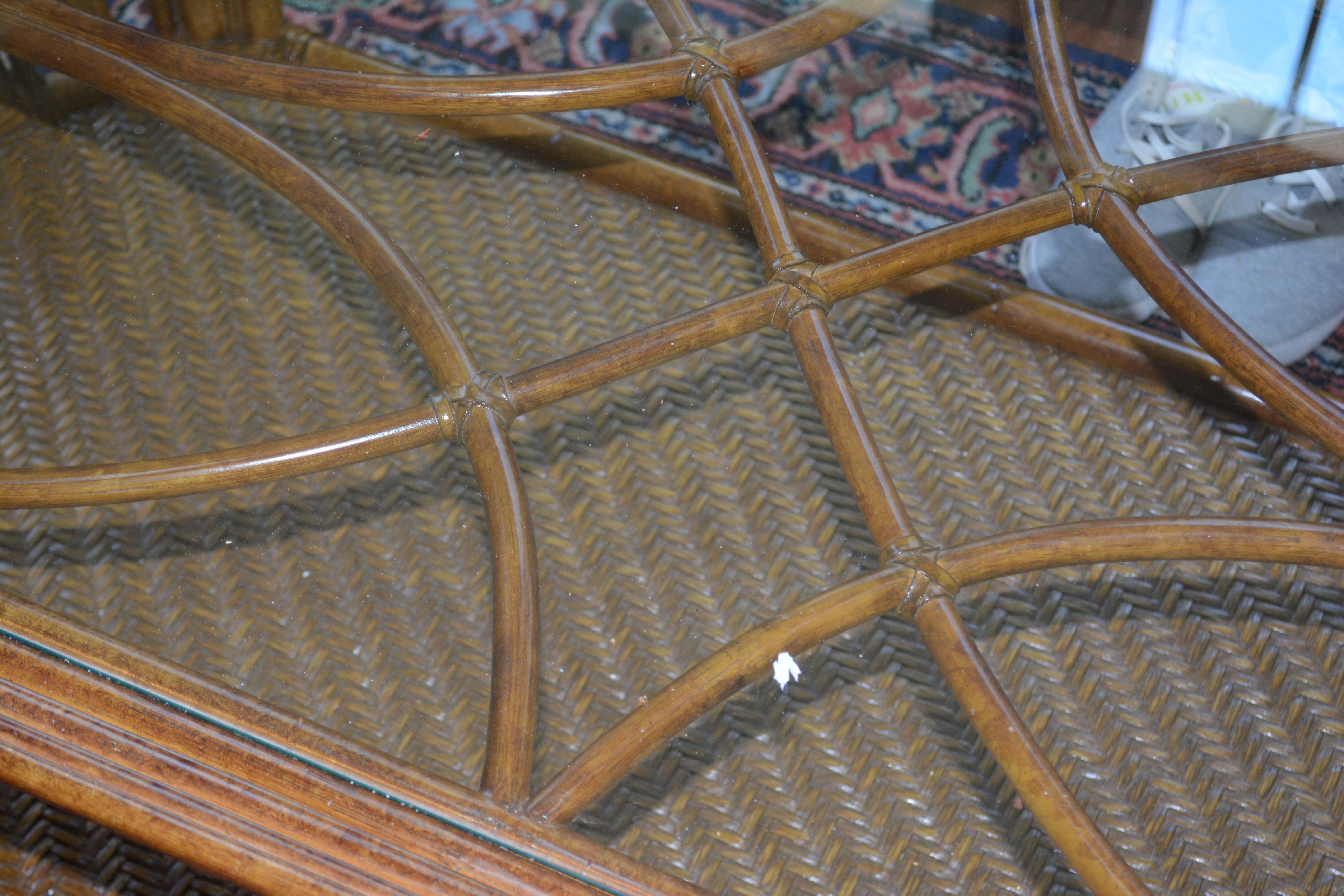 Glass Top Coffee Table and End Table