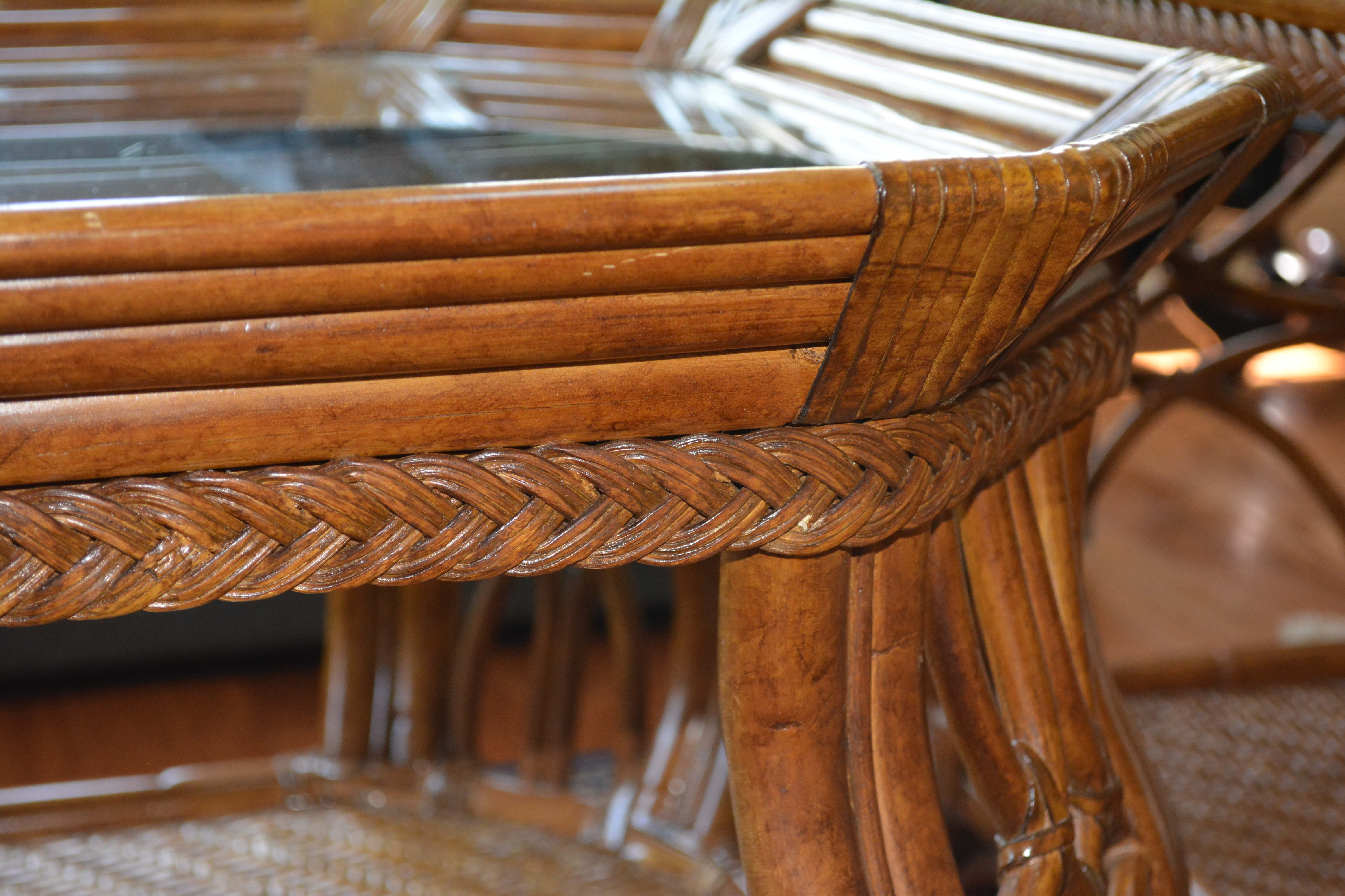 Glass Top Coffee Table and End Table