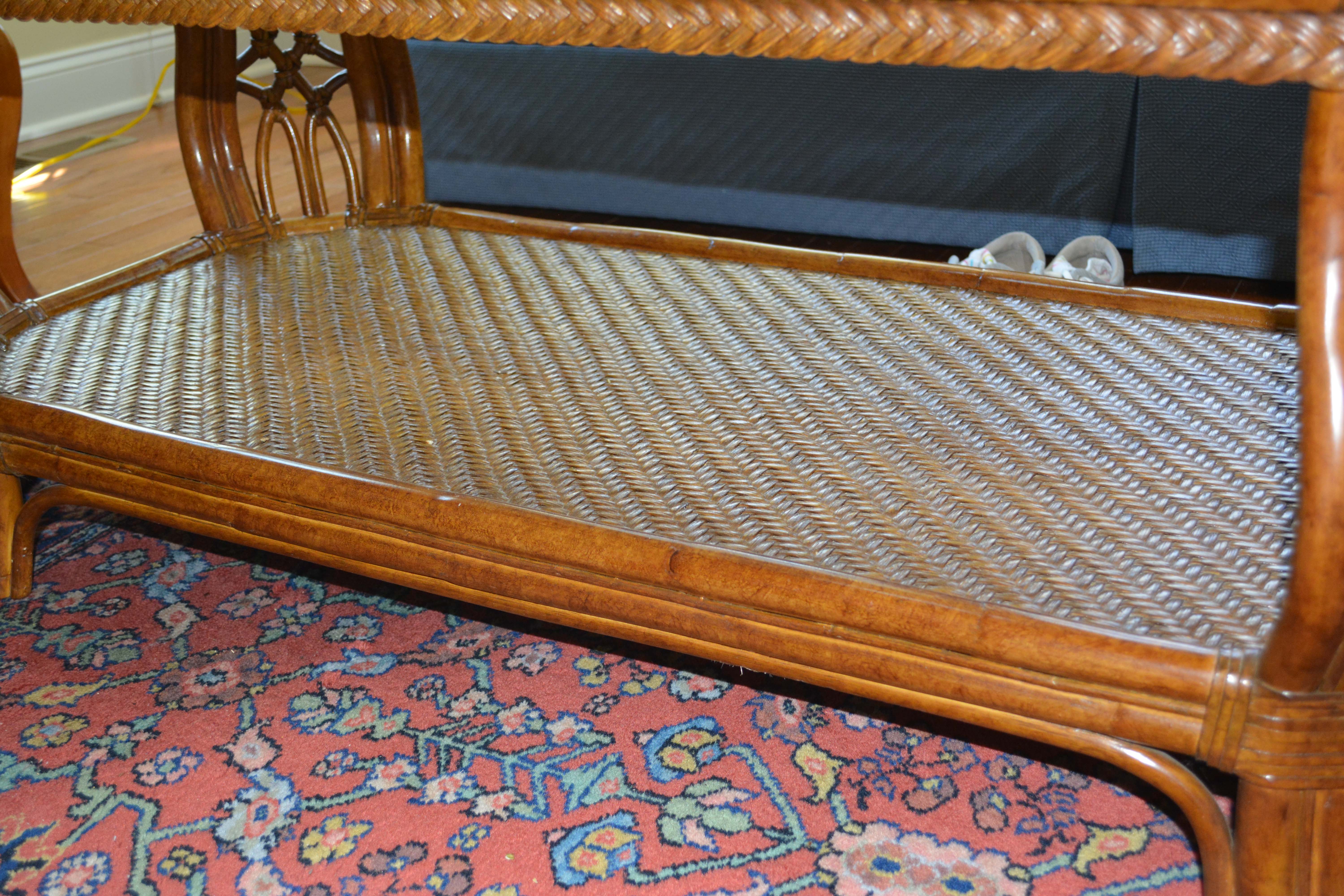 Glass Top Coffee Table and End Table