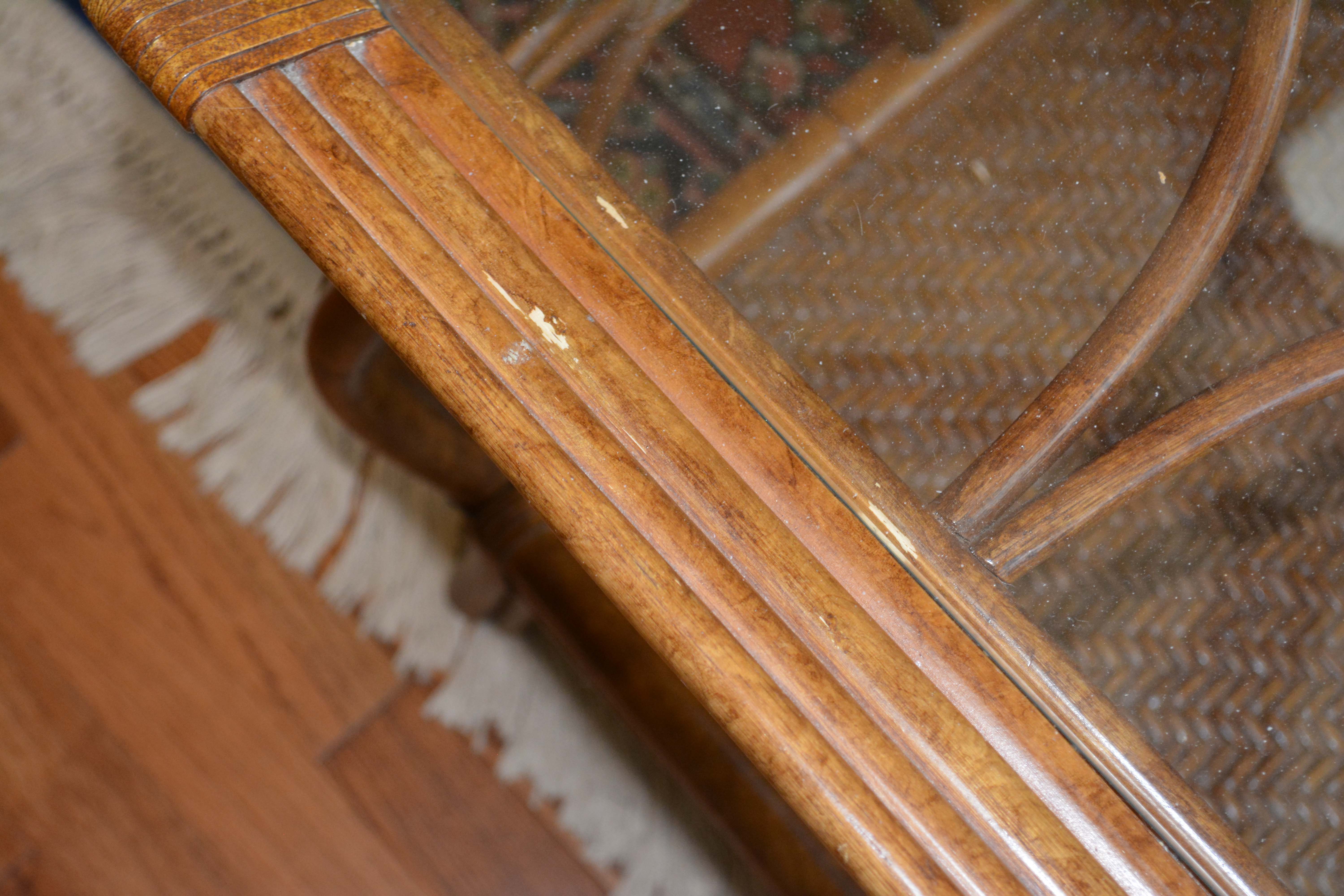 Glass Top Coffee Table and End Table