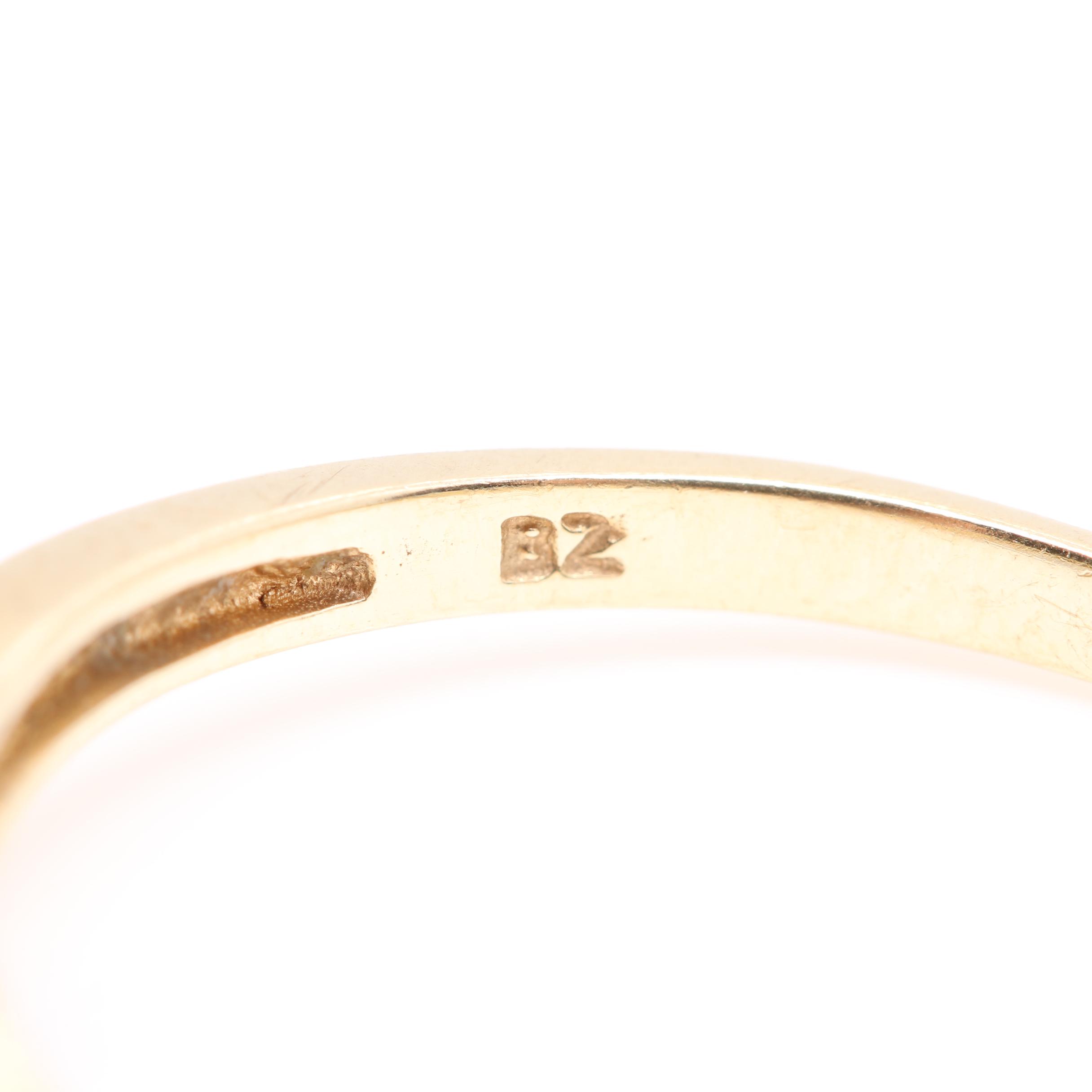 10K Yellow Gold Tanzanite, Synthetic Ruby, Praseolite, and Diamond Rings