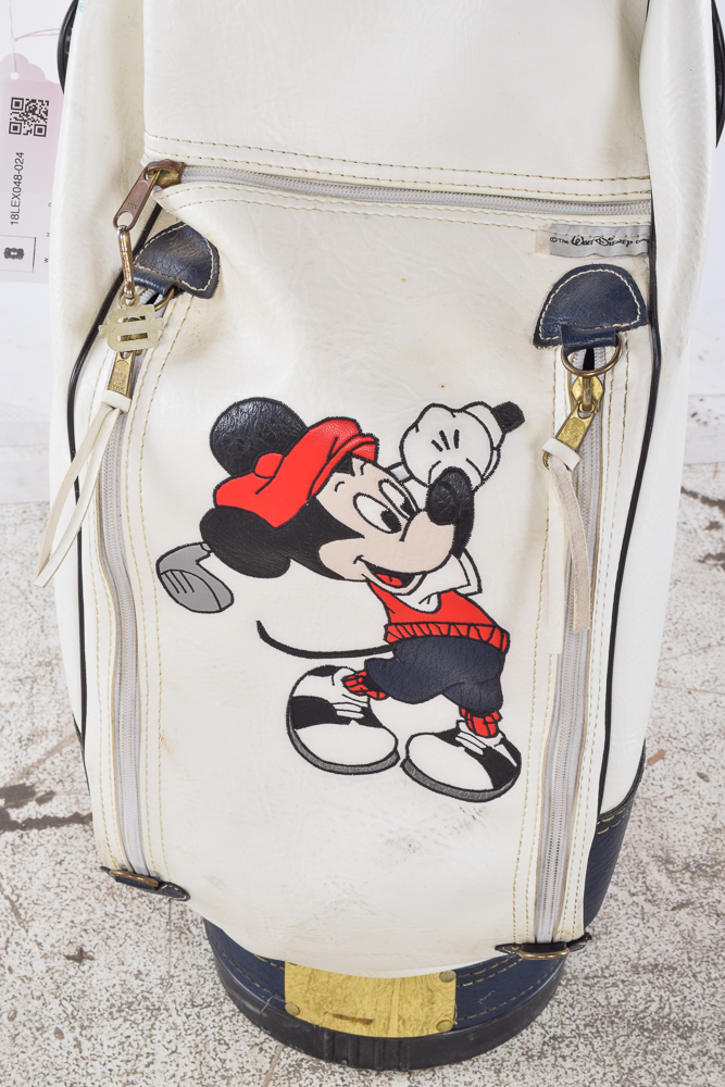 Golf Club Set Featuring Callaway in Leather Disney Golf Bag