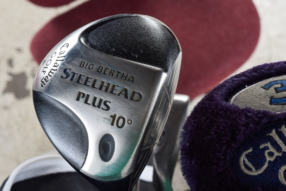 Golf Club Set Featuring Callaway in Leather Disney Golf Bag