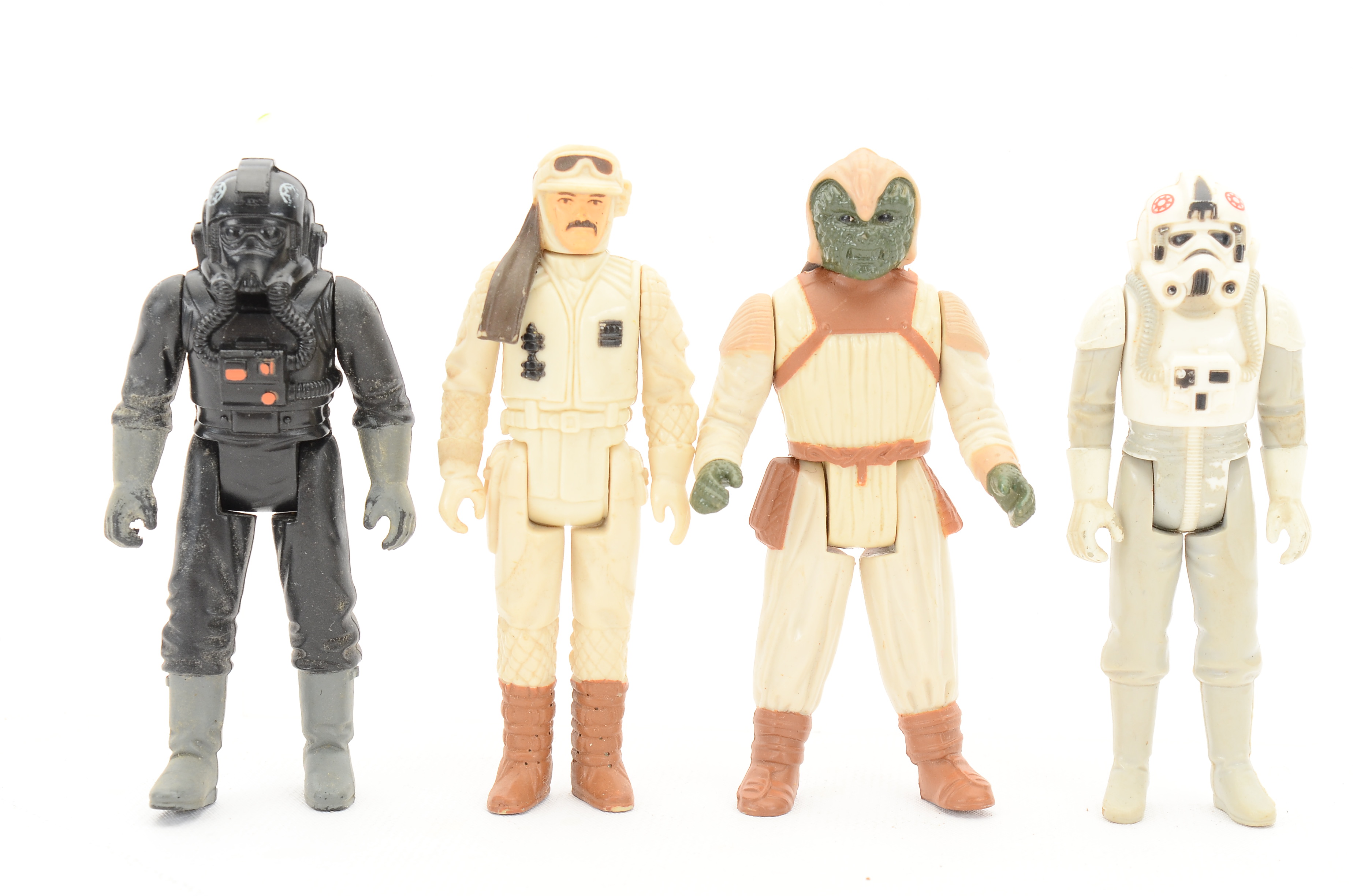 1980s Kenner Star Wars Action Figures Including Han Solo and Yoda
