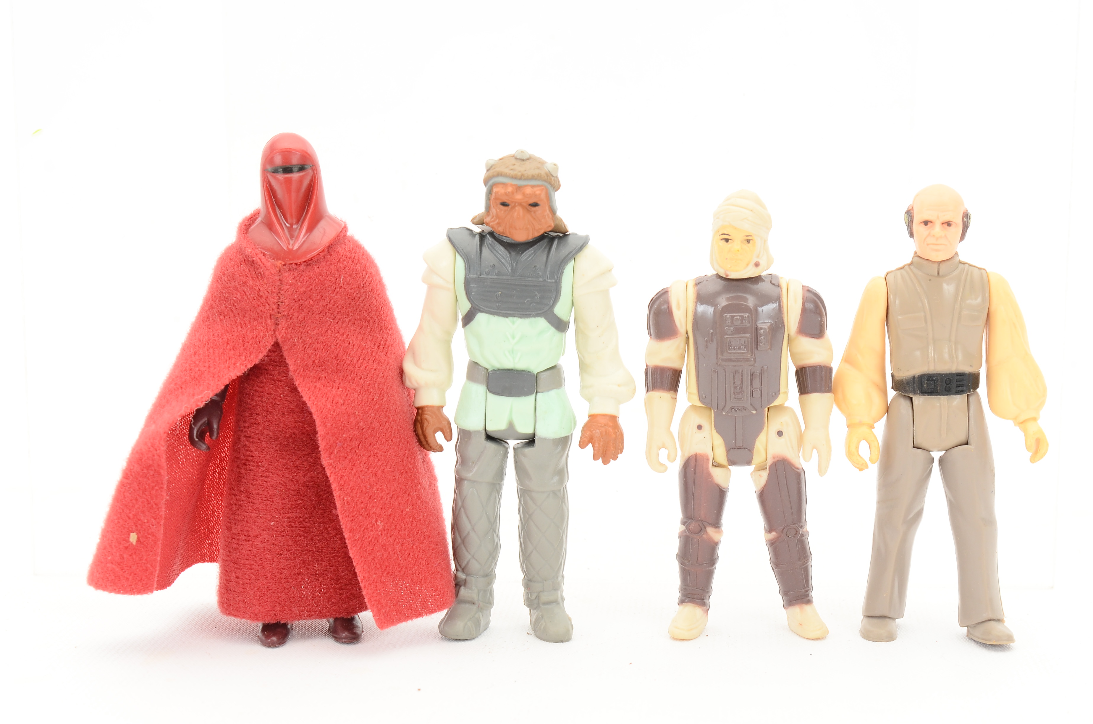 1980s Kenner Star Wars Action Figures Including Han Solo and Yoda