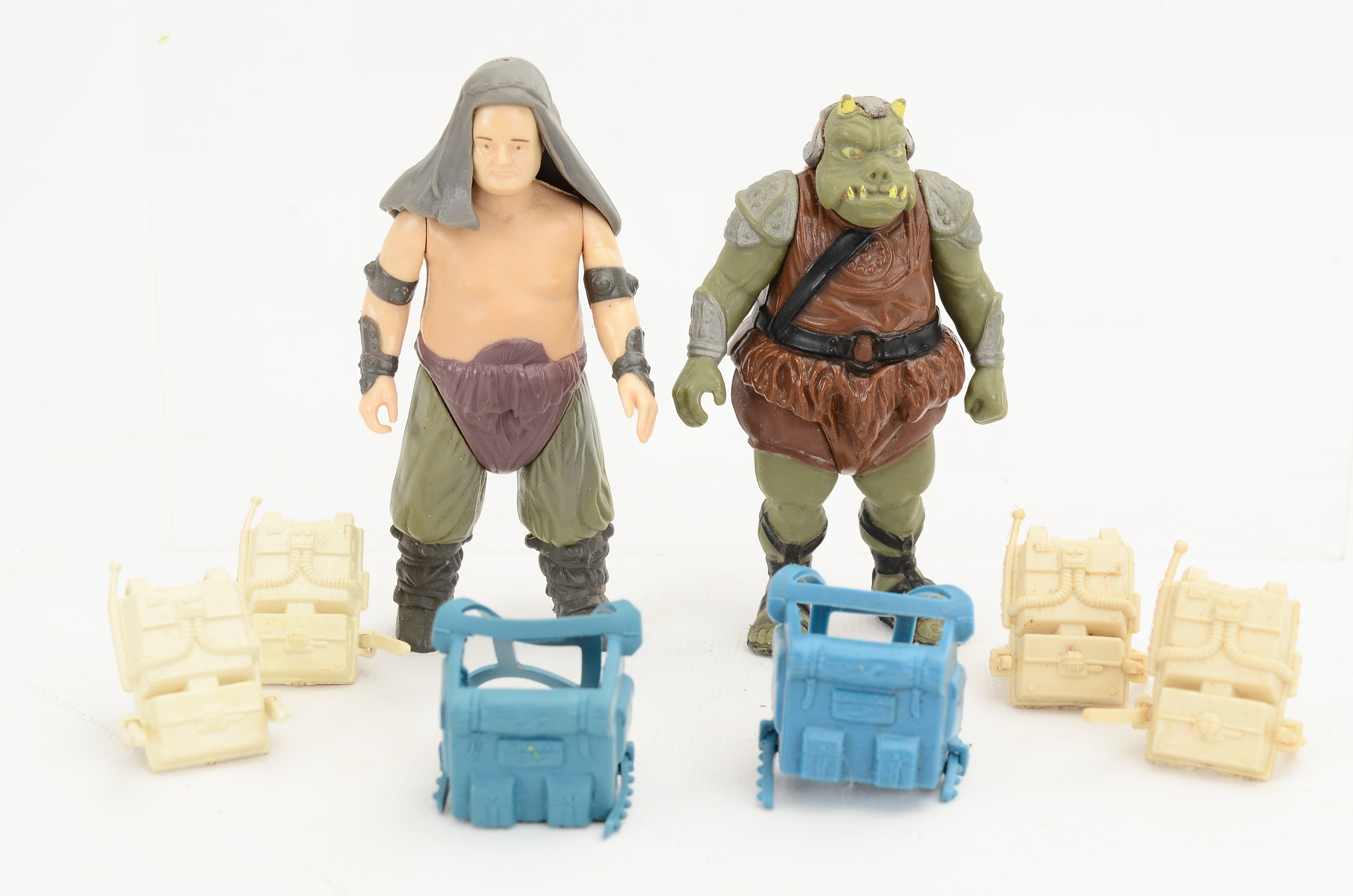 1980s Kenner Star Wars Action Figures Including Han Solo and Yoda