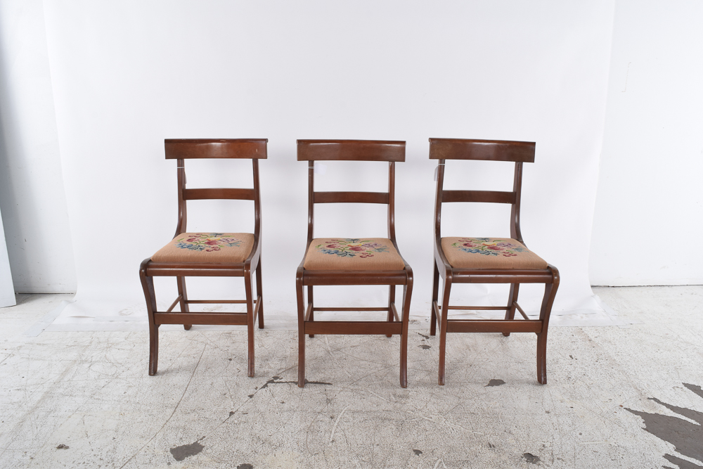 Vintage Regency Style Side Chairs