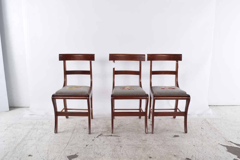 Vintage Regency Style Side Chairs