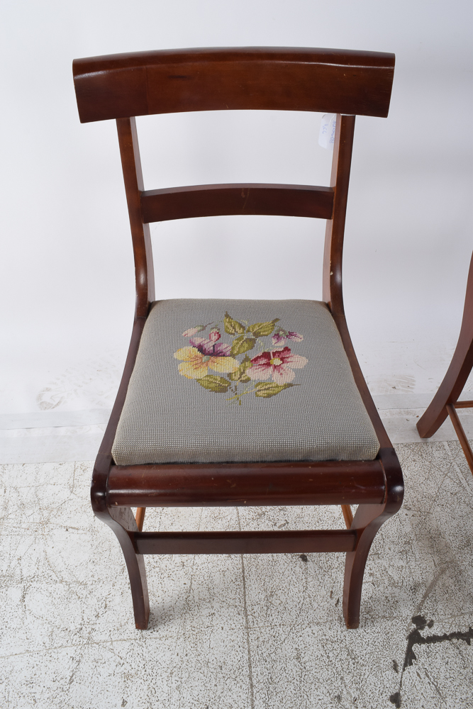 Vintage Regency Style Side Chairs