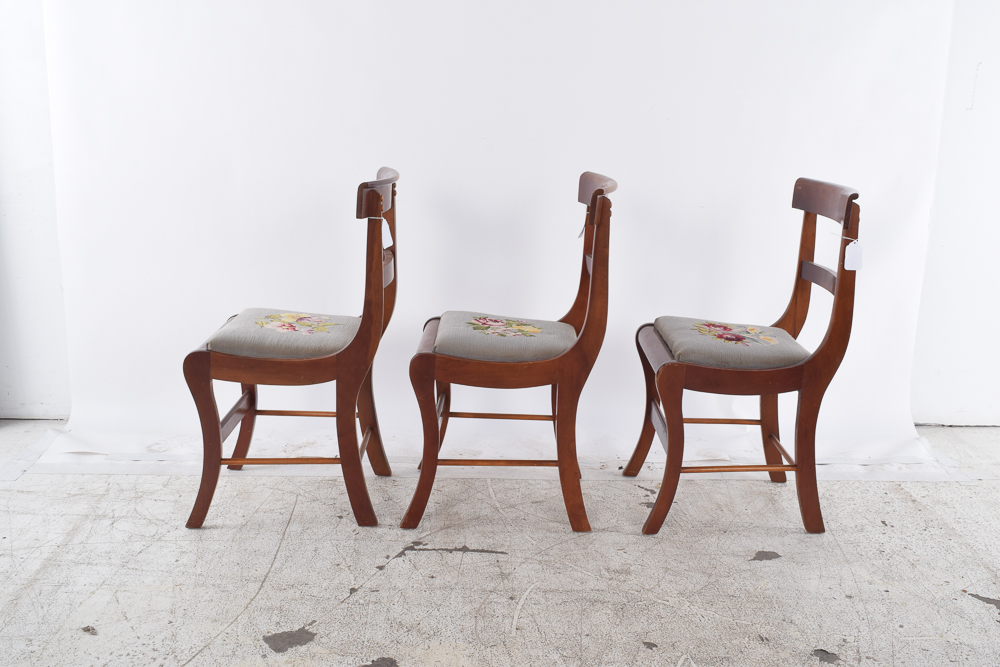 Vintage Regency Style Side Chairs