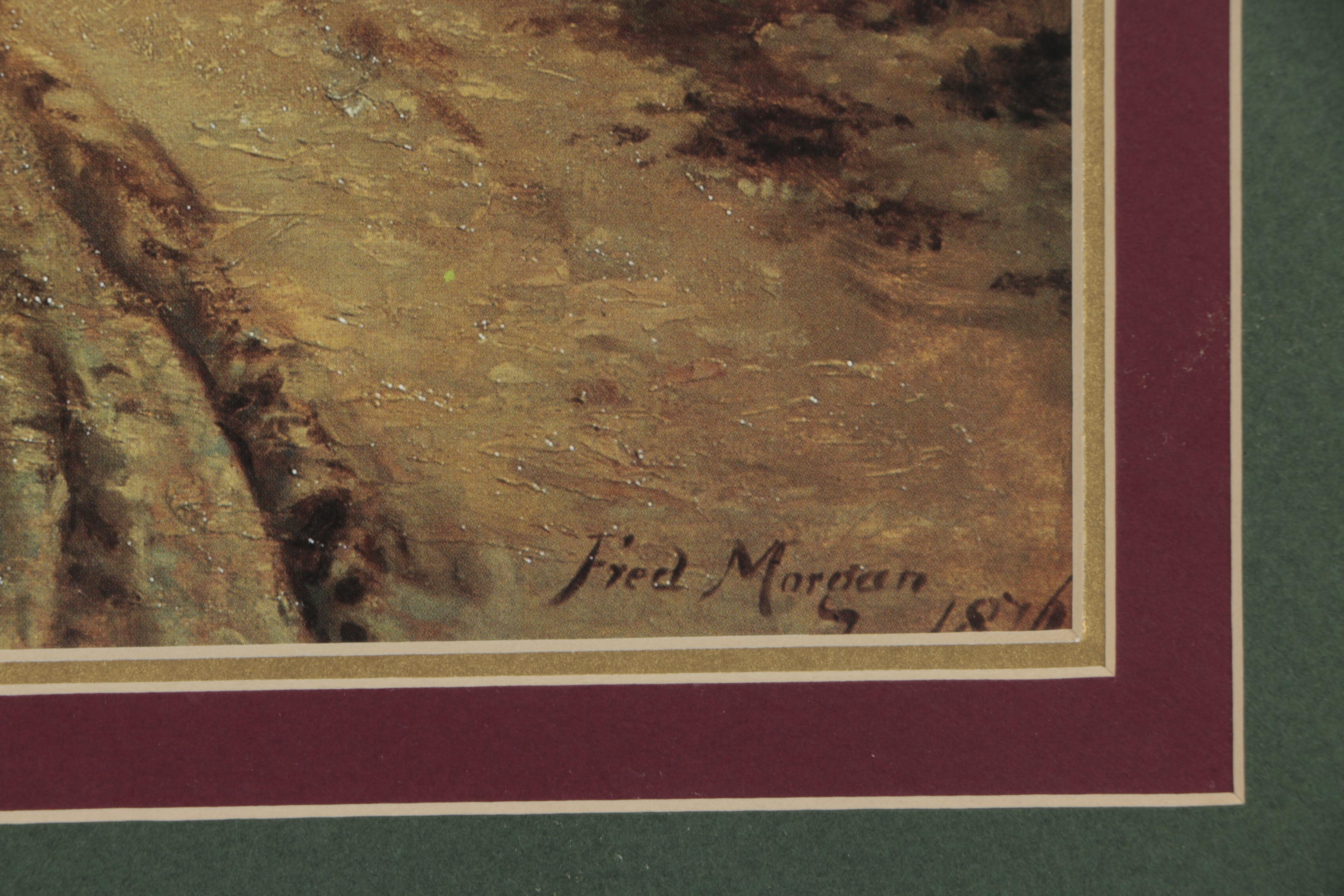 Offset Lithograph After Frederick Morgan "The Haymakers"