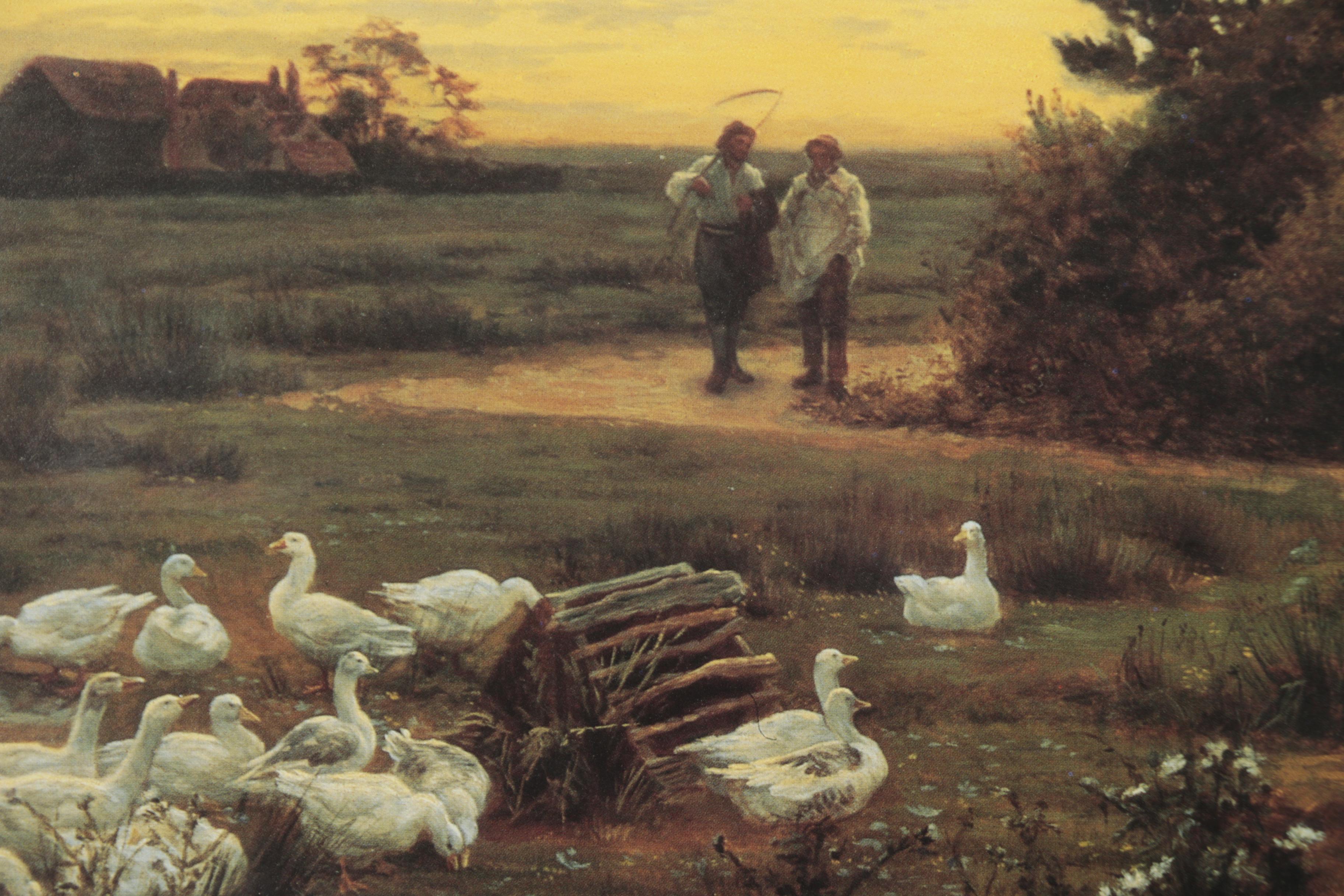 Offset Lithograph After Frederick Morgan "The Haymakers"