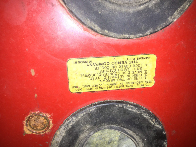 Circa 1950 Vendo Spin Top Coca-Cola Machine