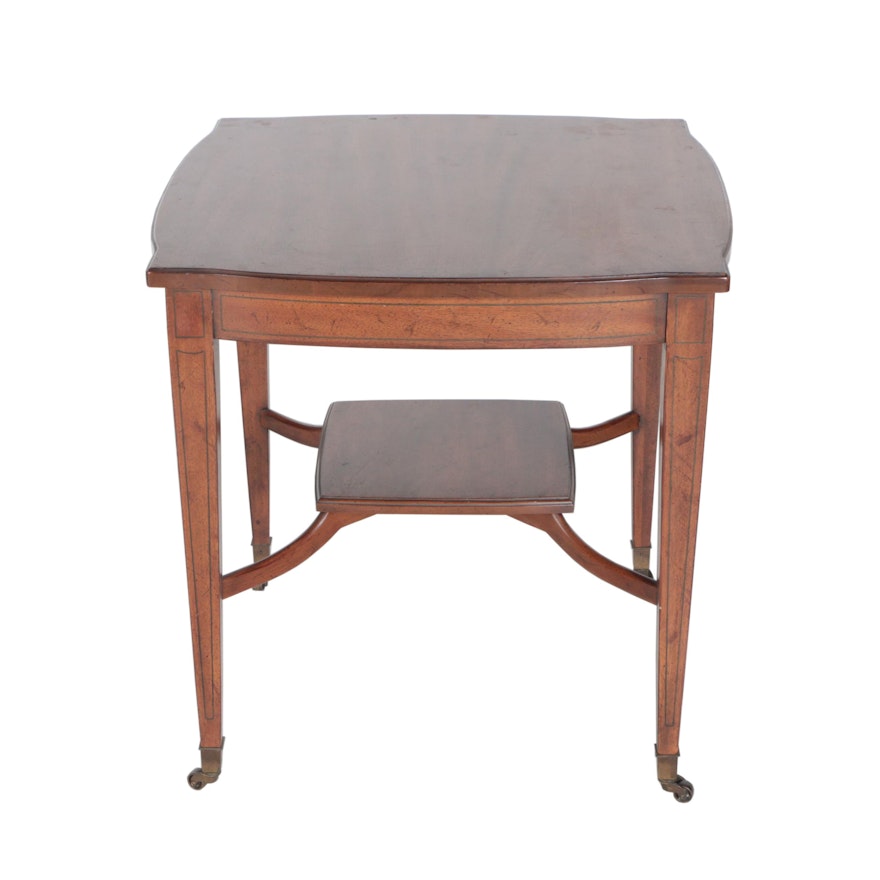 Vintage Mahogany Accent Table by Davis Cabinet Co.