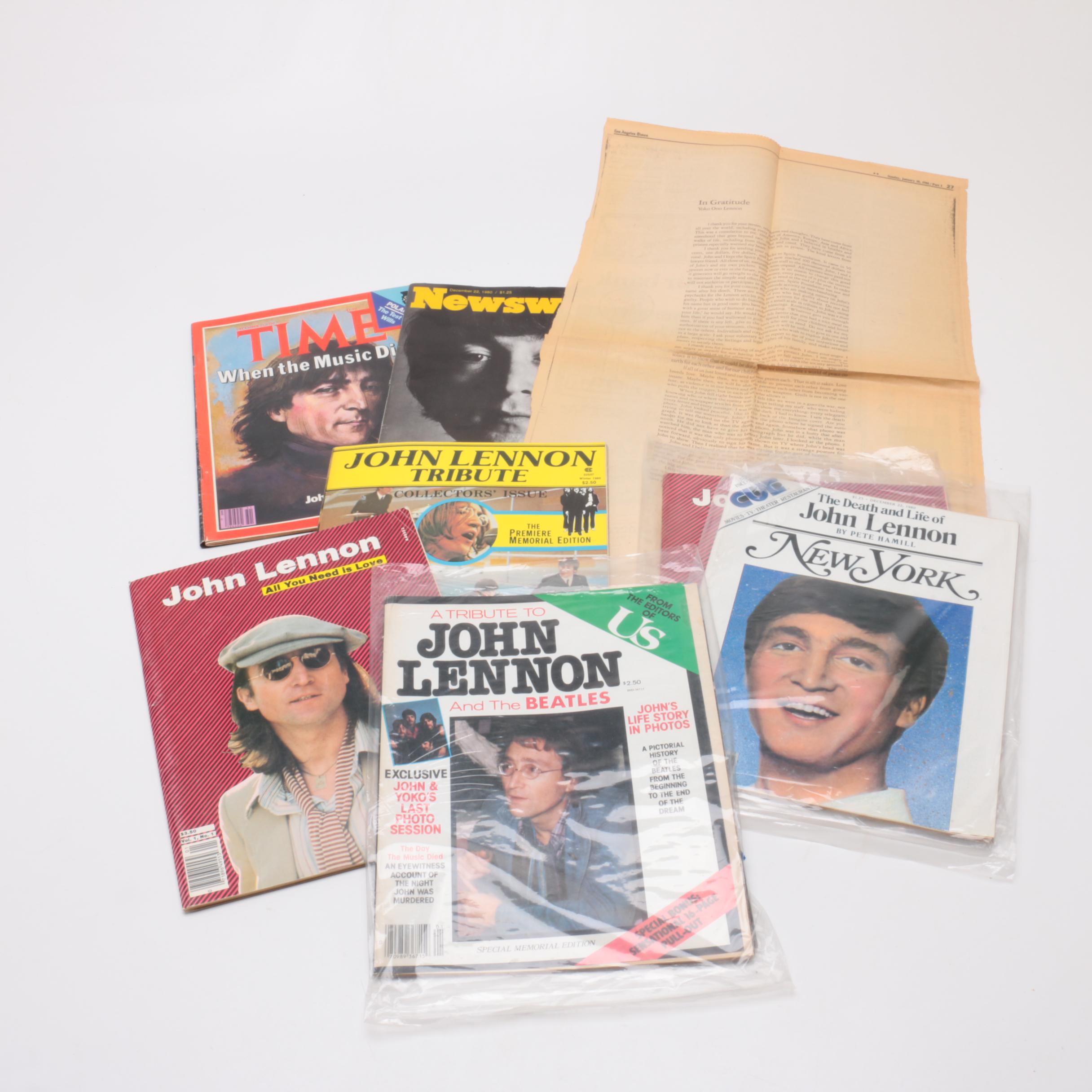 Vintage John Lennon Magazines