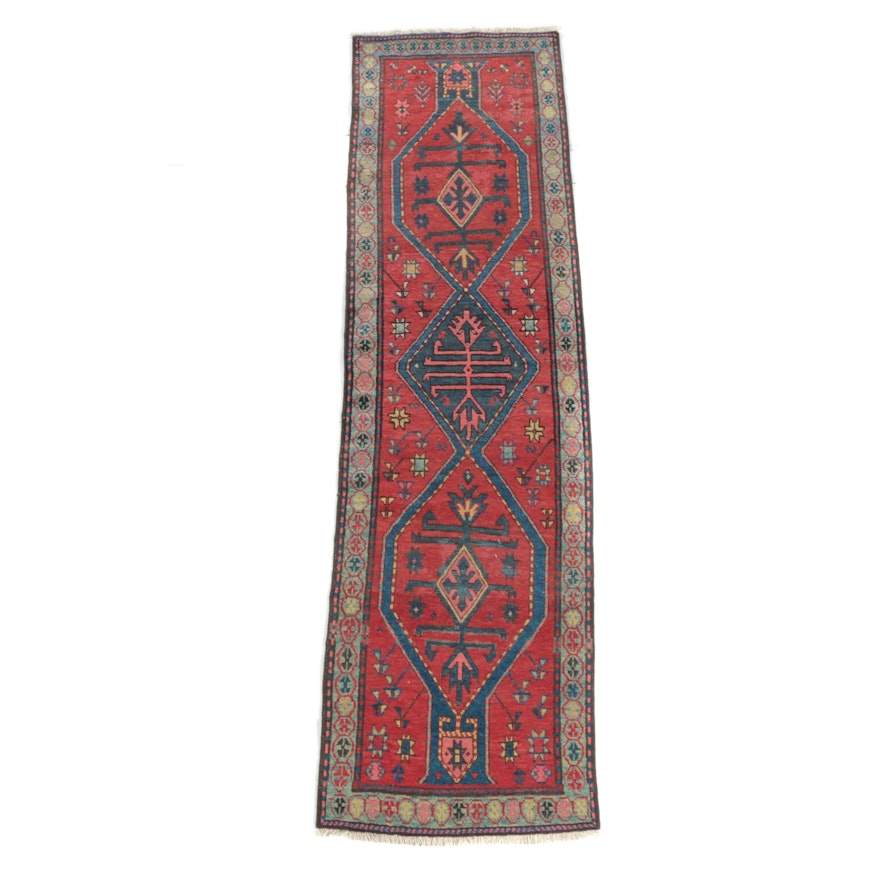 Hand-Knotted Anatolian Wool Carpet Runner