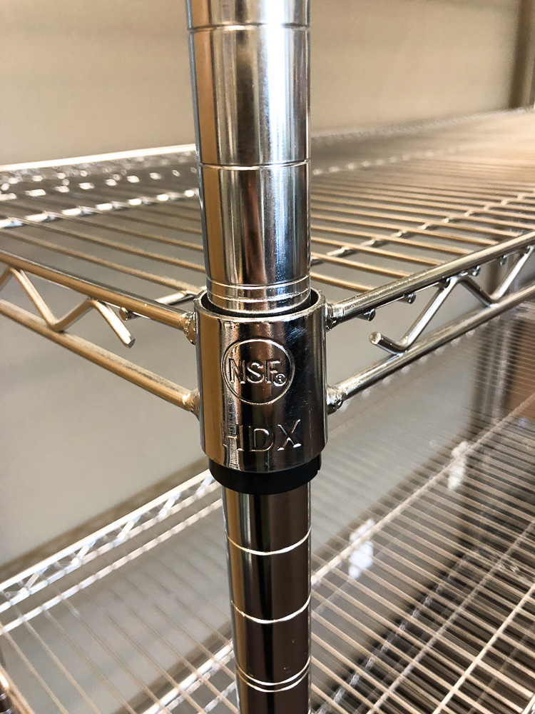 Metal Six Shelf Bakers Racks by NSF