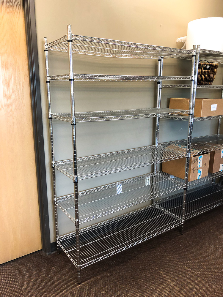 Metal Six Shelf Bakers Racks by NSF