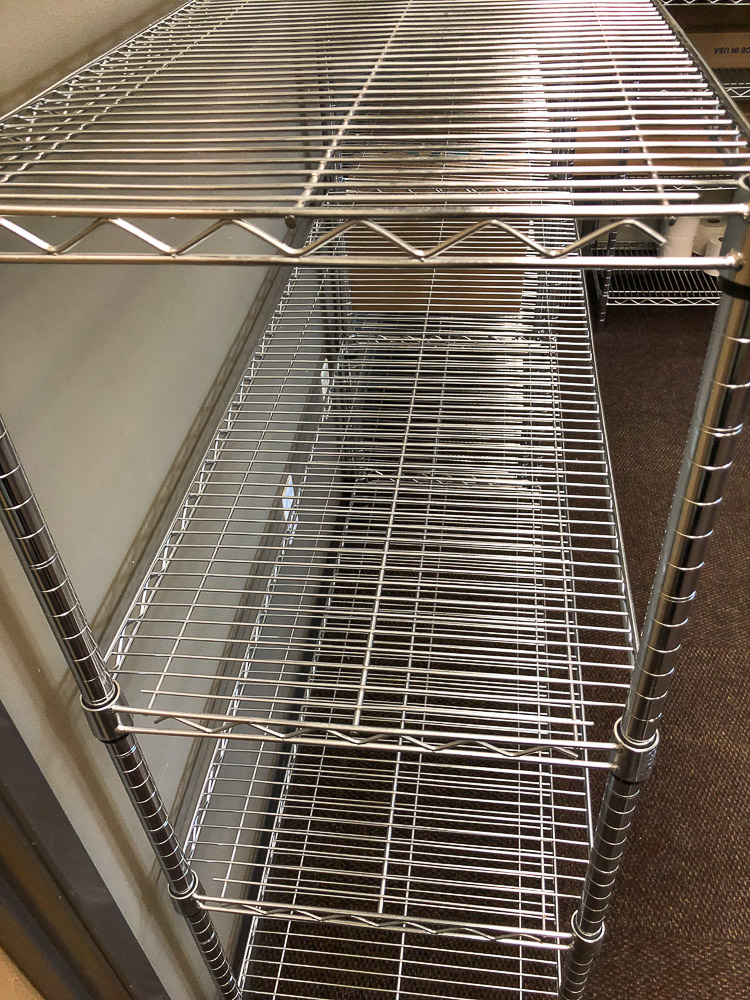 Metal Six Shelf Bakers Racks by NSF