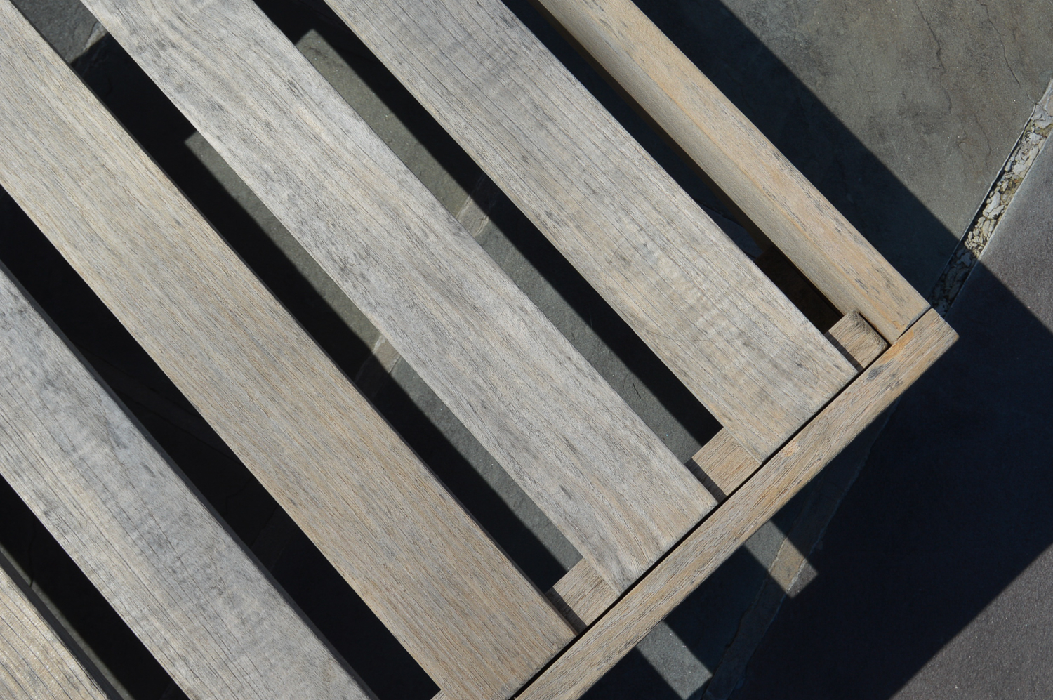 Pair of Smith & Hawken Teak Patio Lounge Chairs