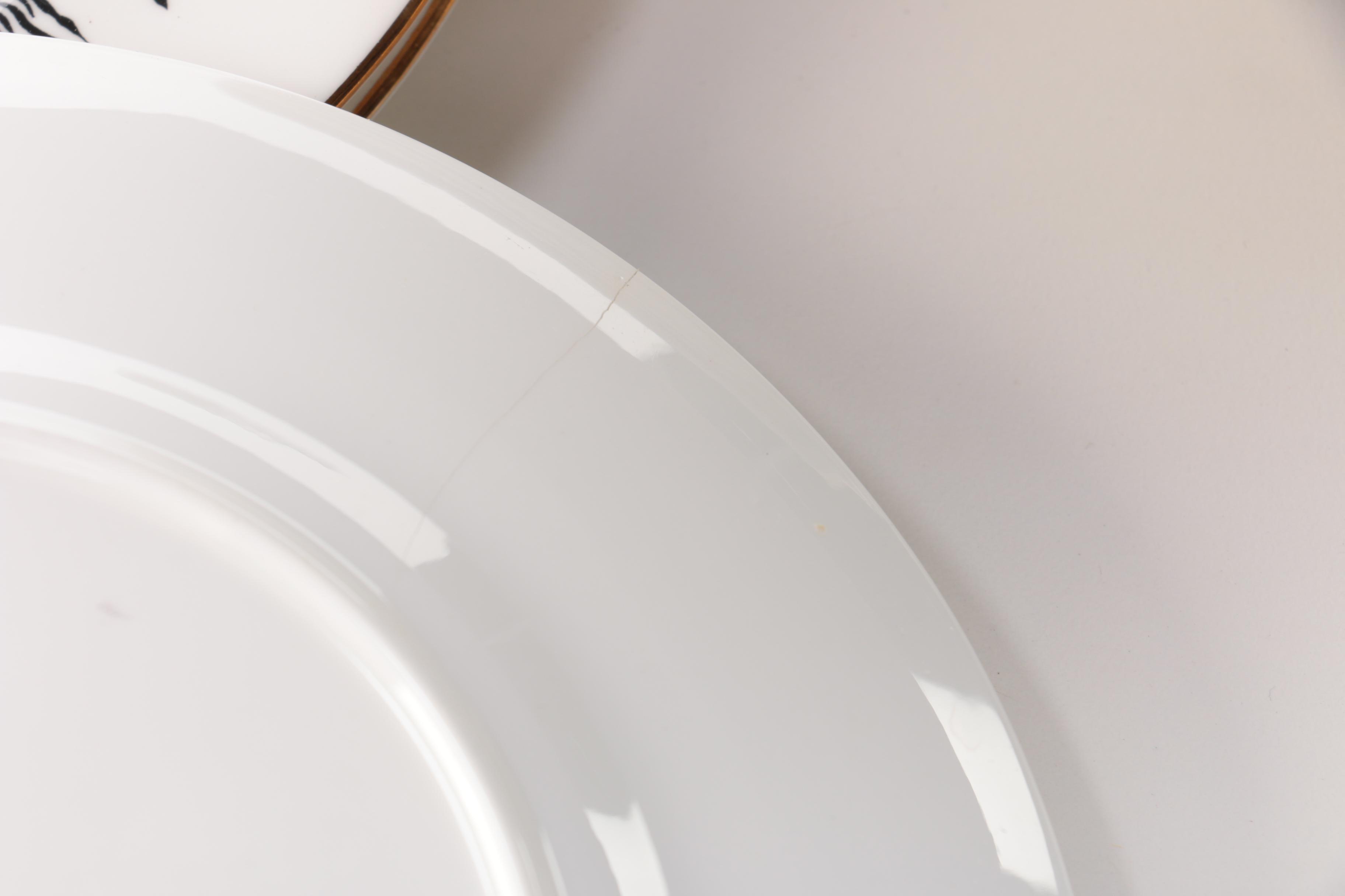 Crown Staffordshire African Animal Porcelain Dinnerware