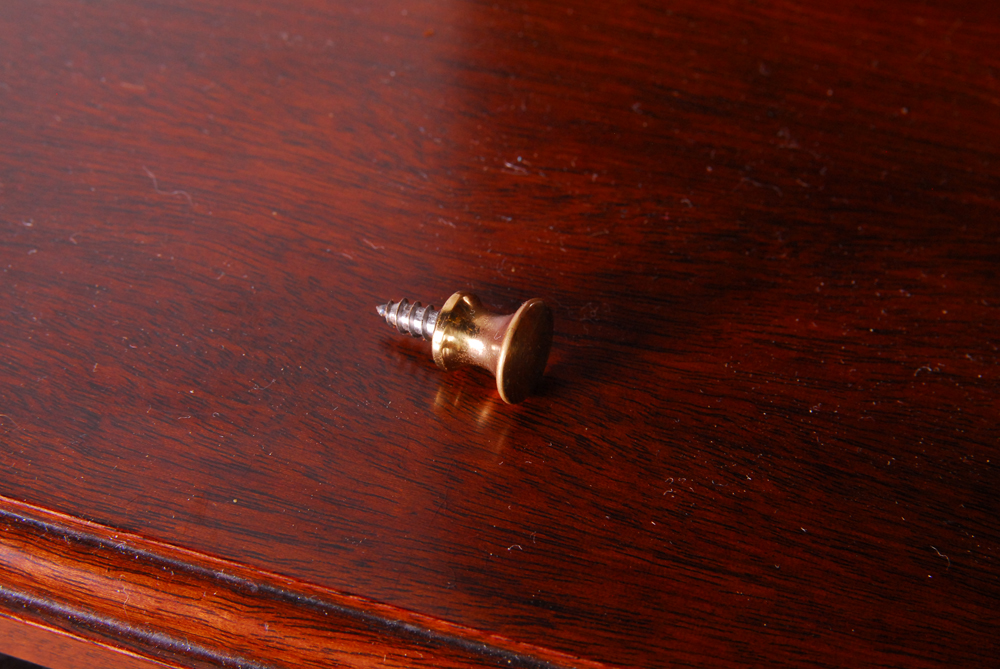 Vintage Chippendale Style Mahogany China Cabinet by Henkel-Harris