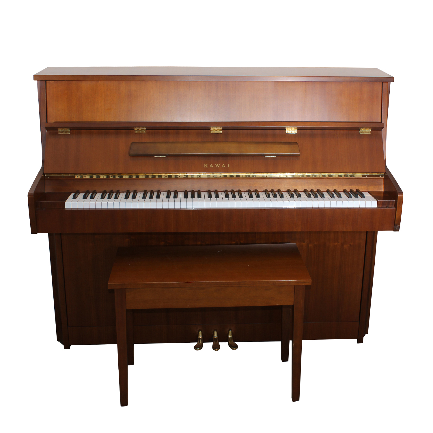 Kawai Wooden Piano and Bench