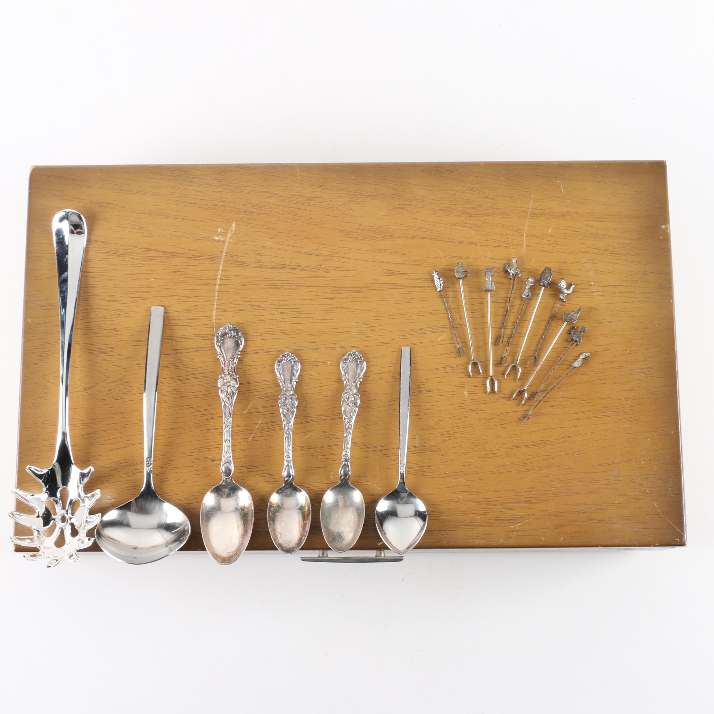 1835 R. Wallace Silver Plate Flatware and Other Flatware and Serving Utensils