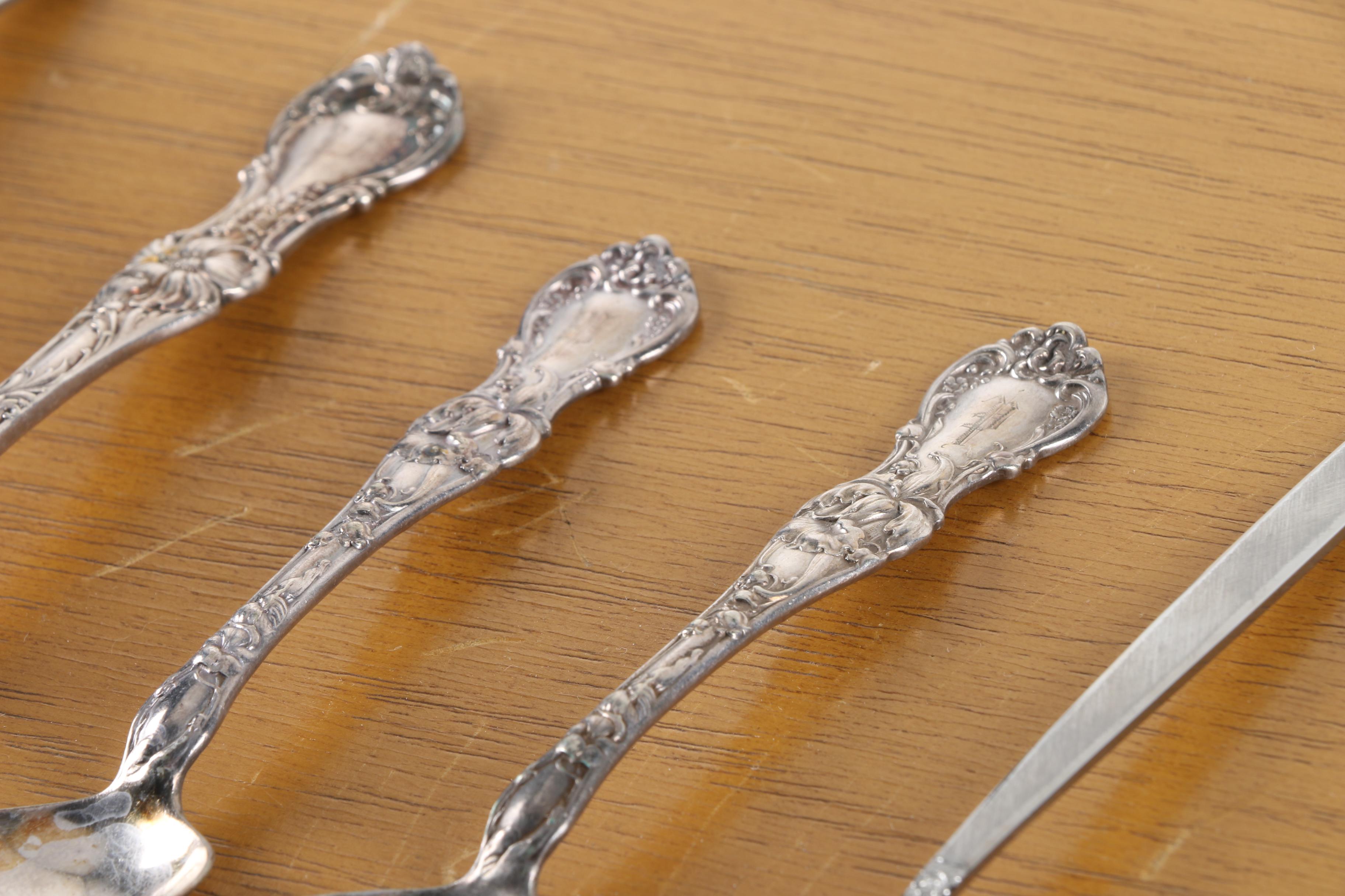 1835 R. Wallace Silver Plate Flatware and Other Flatware and Serving Utensils