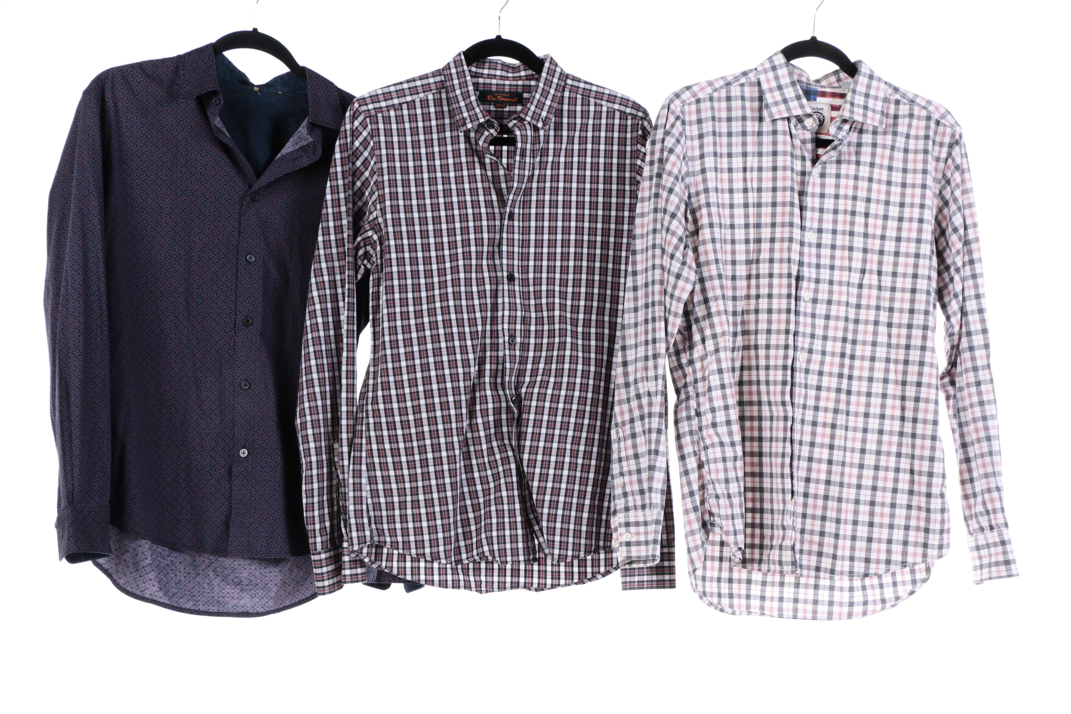 Men's Button Down Shirts Including Elie Tahari and Ben Sherman